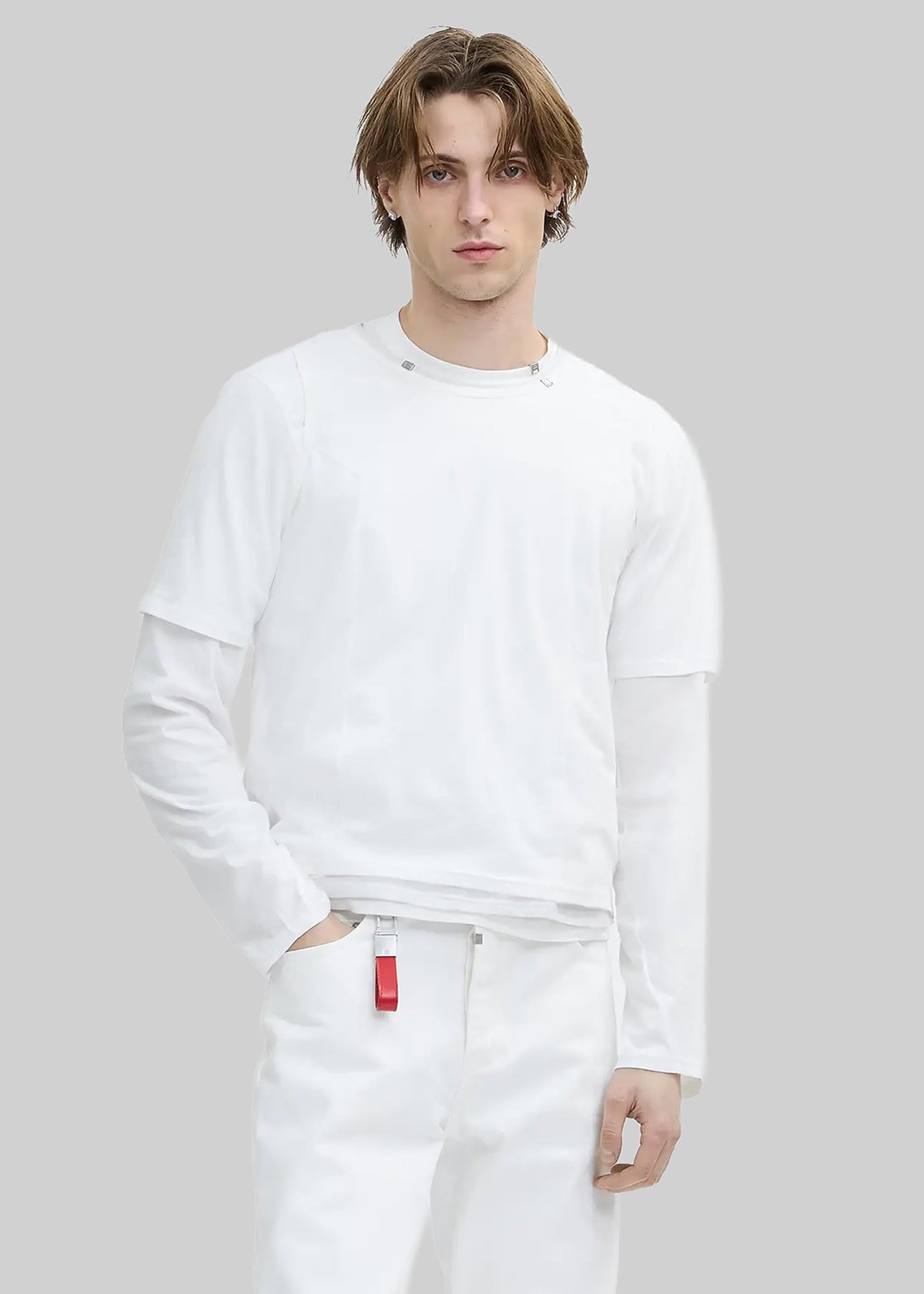 Pieces Uniques Sukashi Multi Top - White - 1