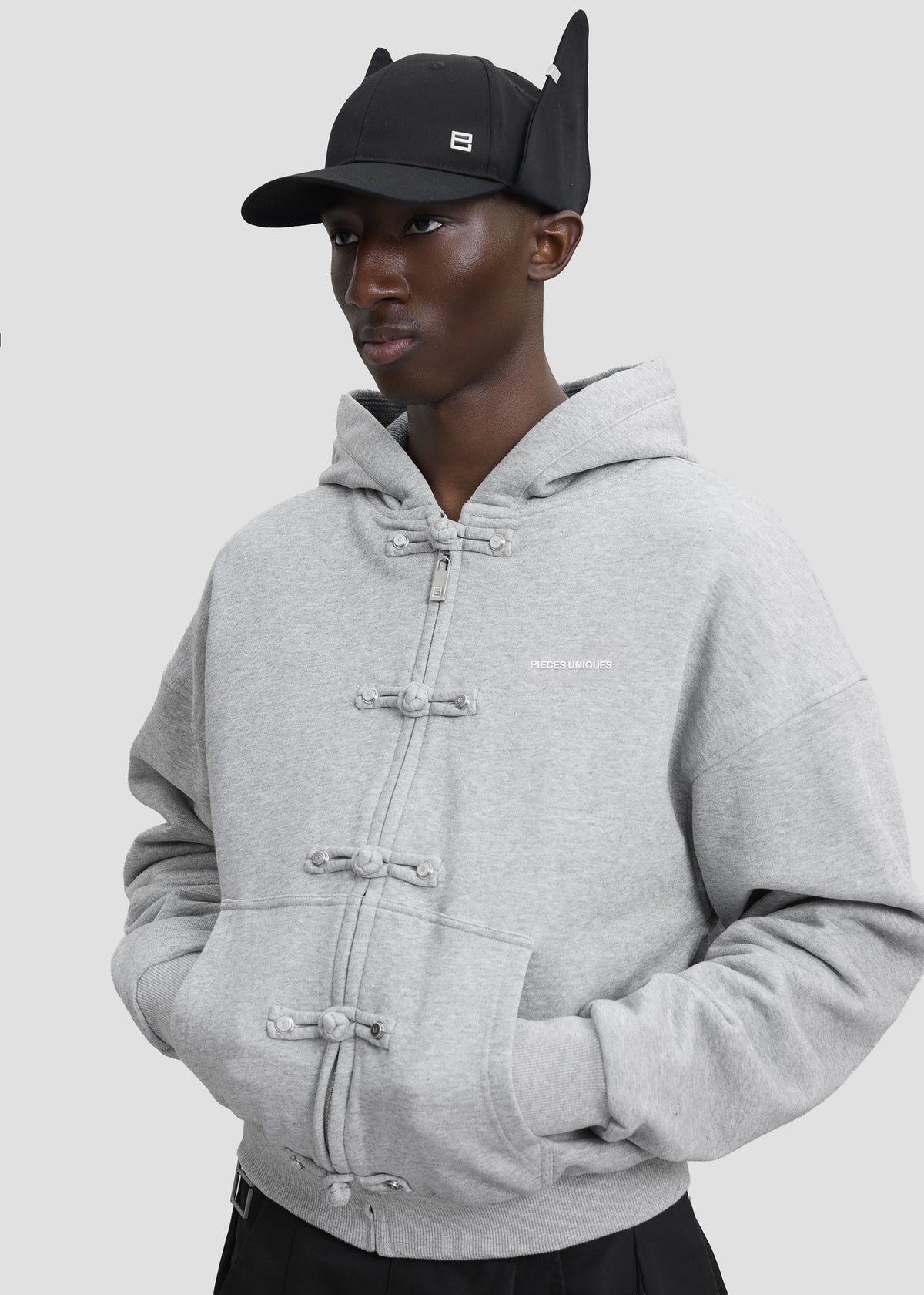 Pieces Uniques Ma Gua Hoodie - Jian Grey