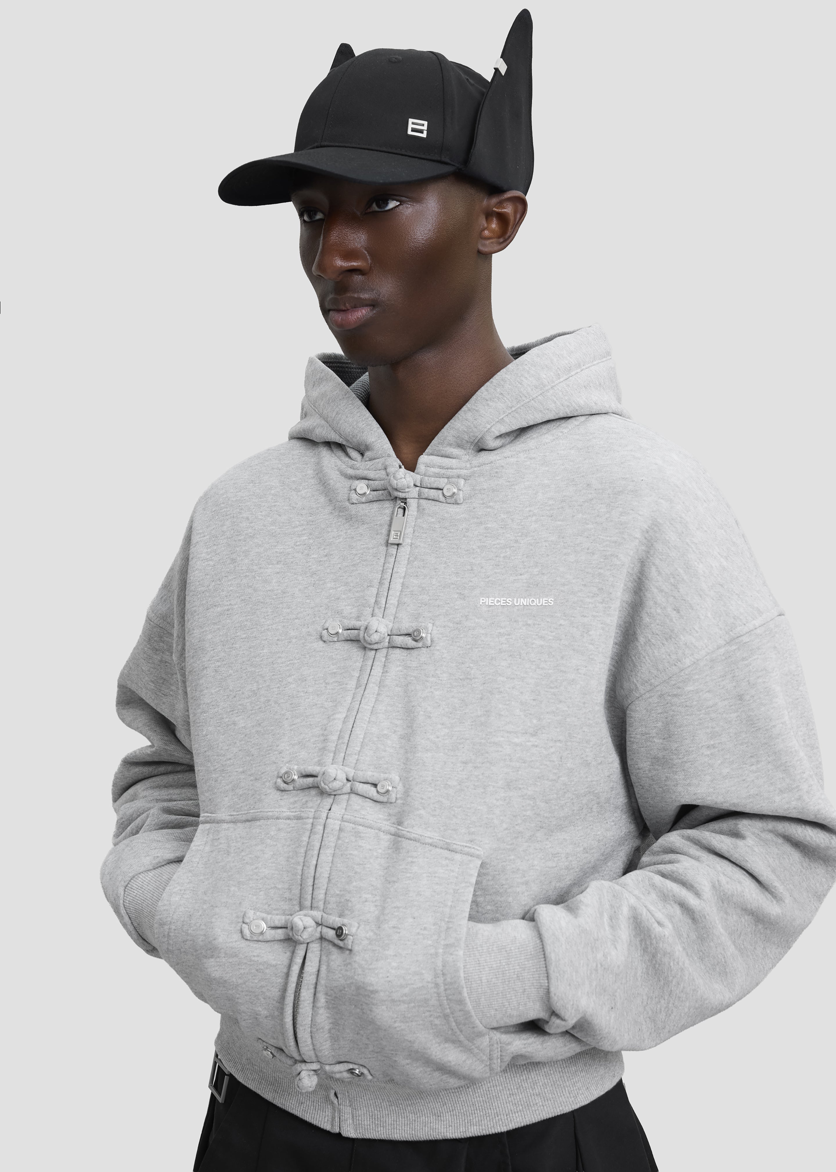 Pieces Uniques Ma Gua Hoodie - Jian Grey