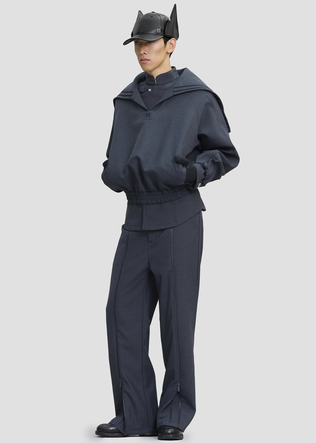 Pieces Uniques Seifuku Shirt - Ashen Sky