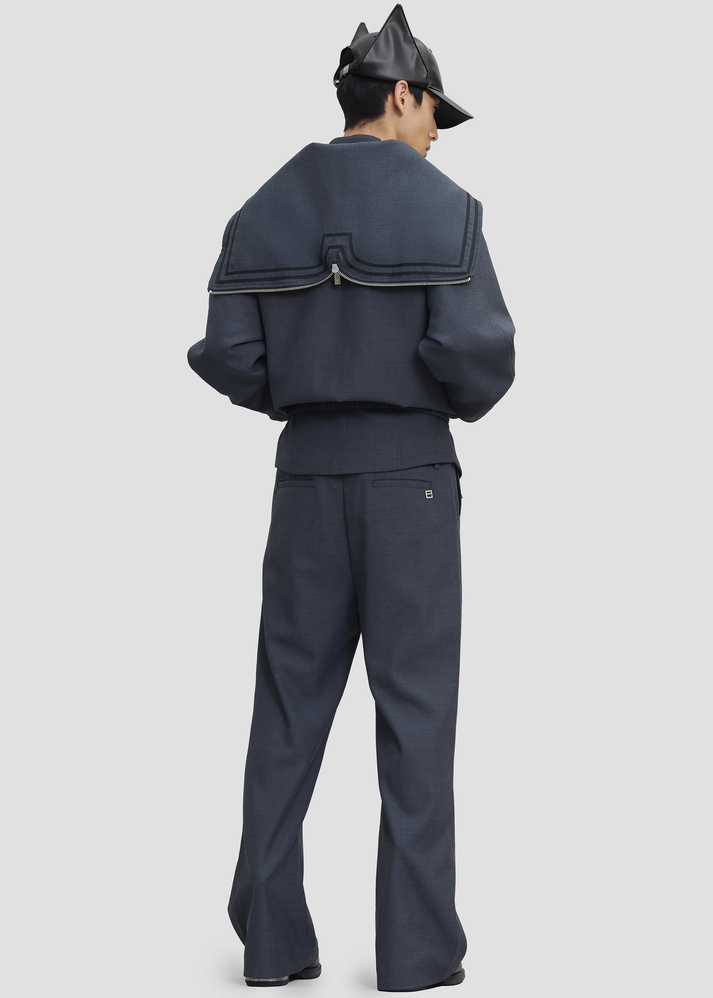 Pieces Uniques Seifuku Shirt - Ashen Sky
