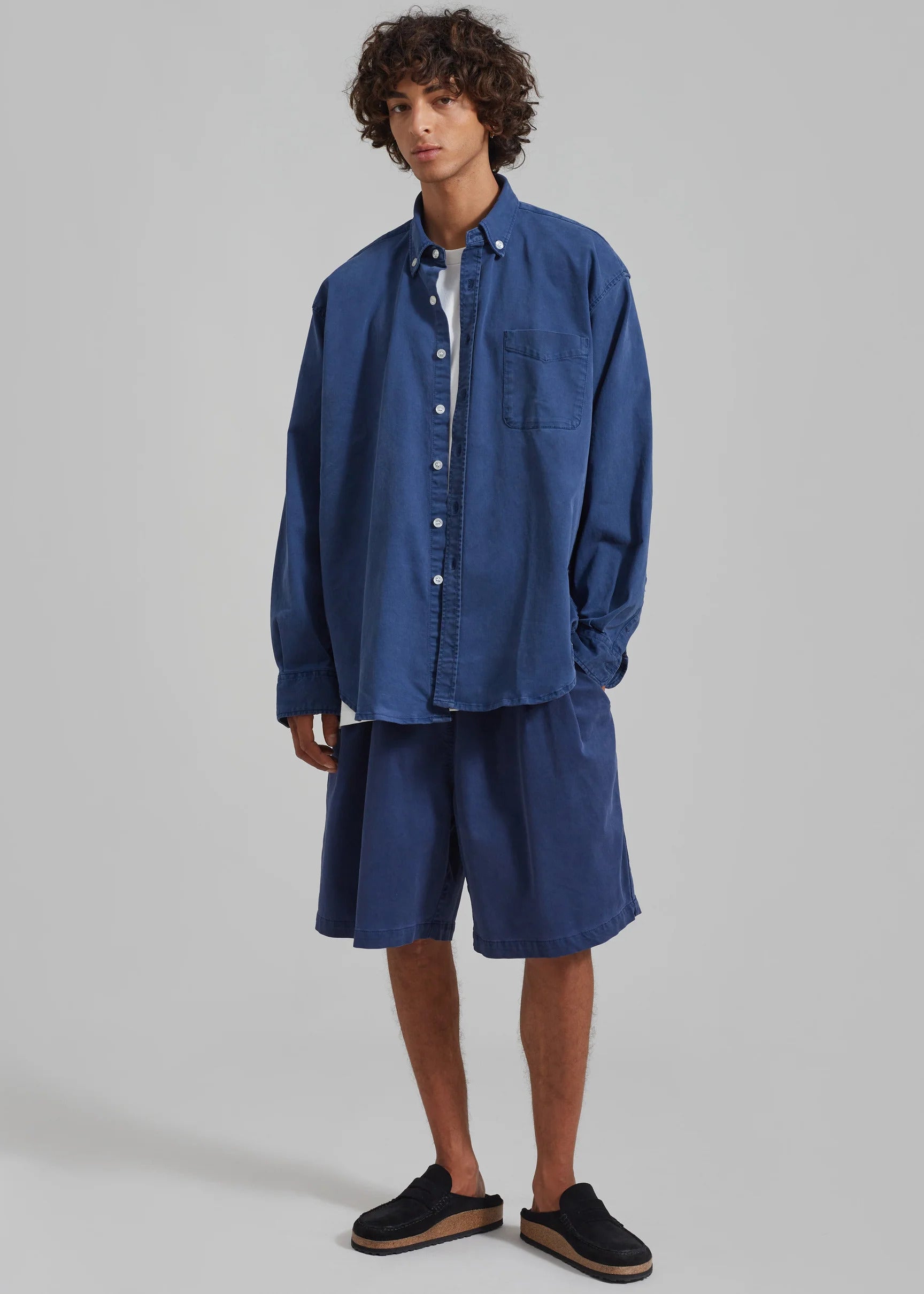Shop the look image for Pierce Shorts - Blue