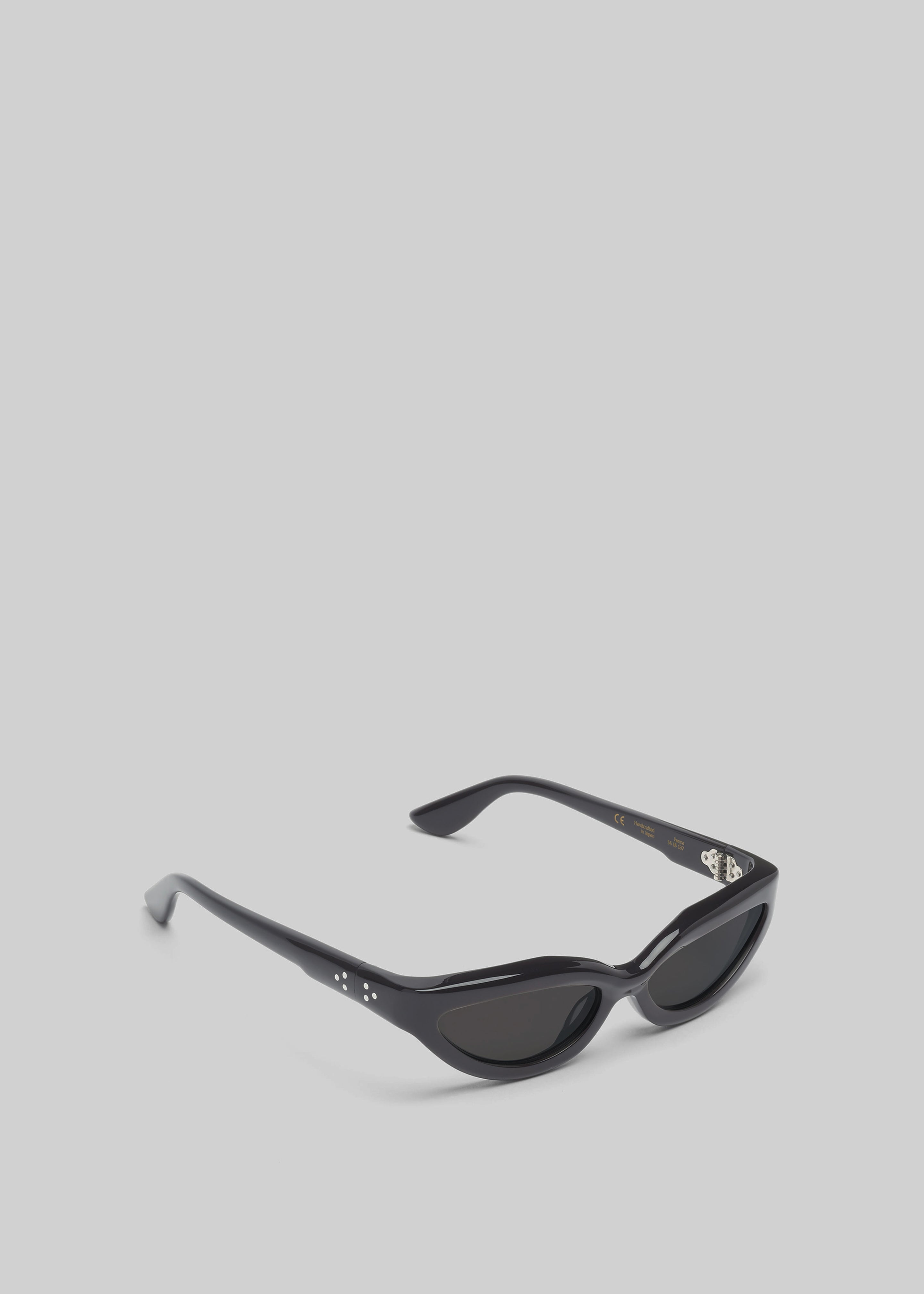 Port Tanger Fanna Sunglasses - Black Acetate/Black Lens - 4
