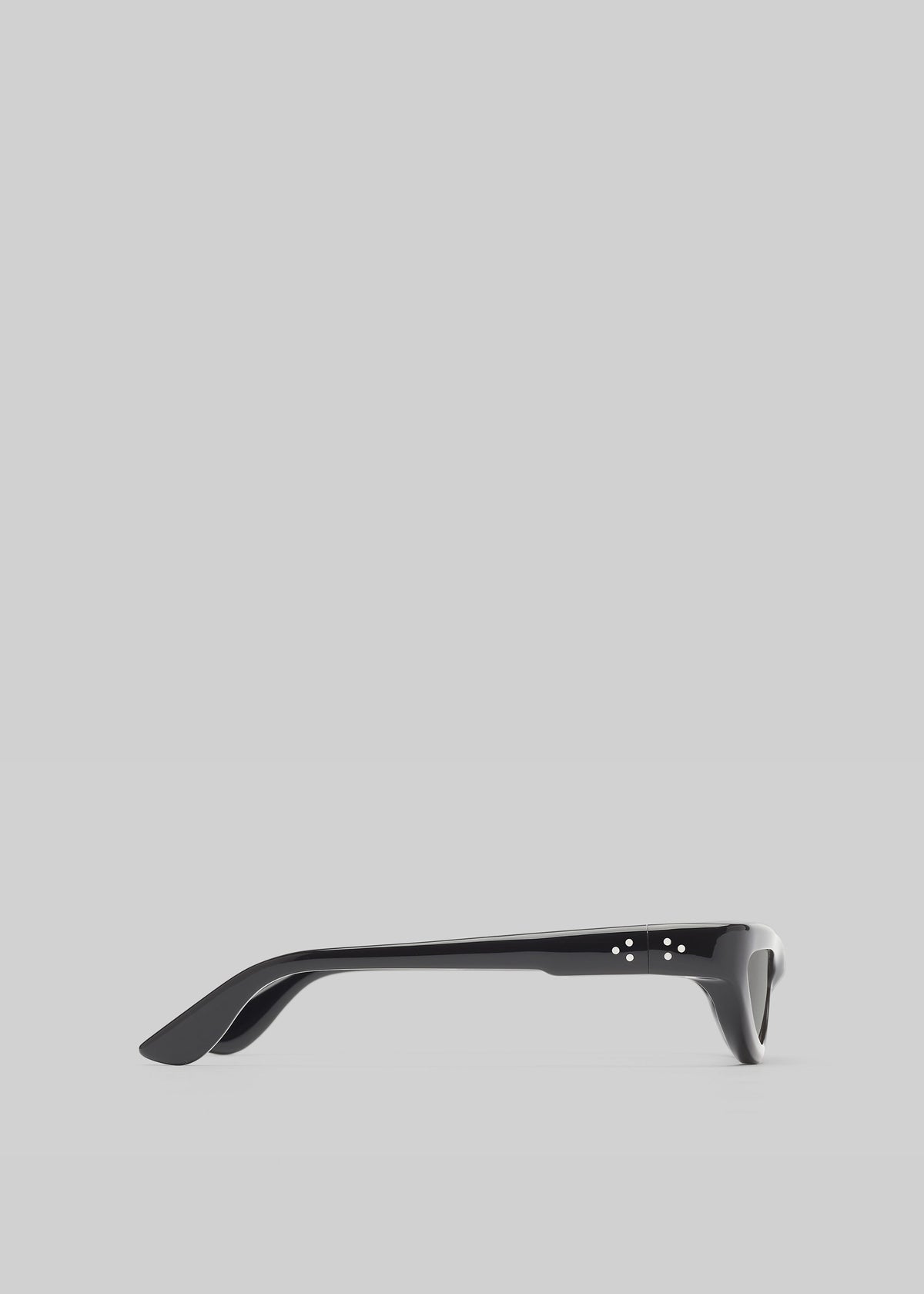 Port Tanger Fanna Sunglasses - Black Acetate/Black Lens - 6