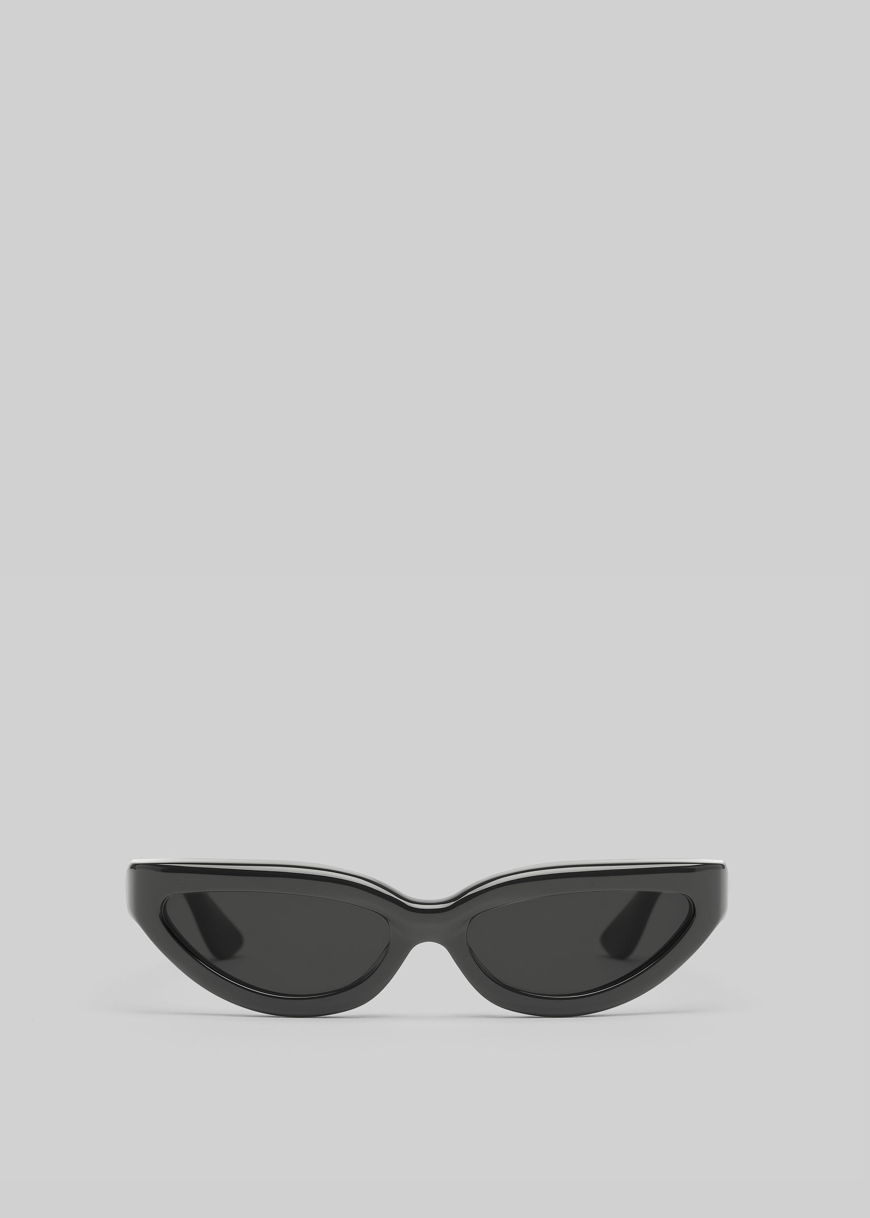 Port Tanger Fanna Sunglasses - Black Acetate/Black Lens - 1