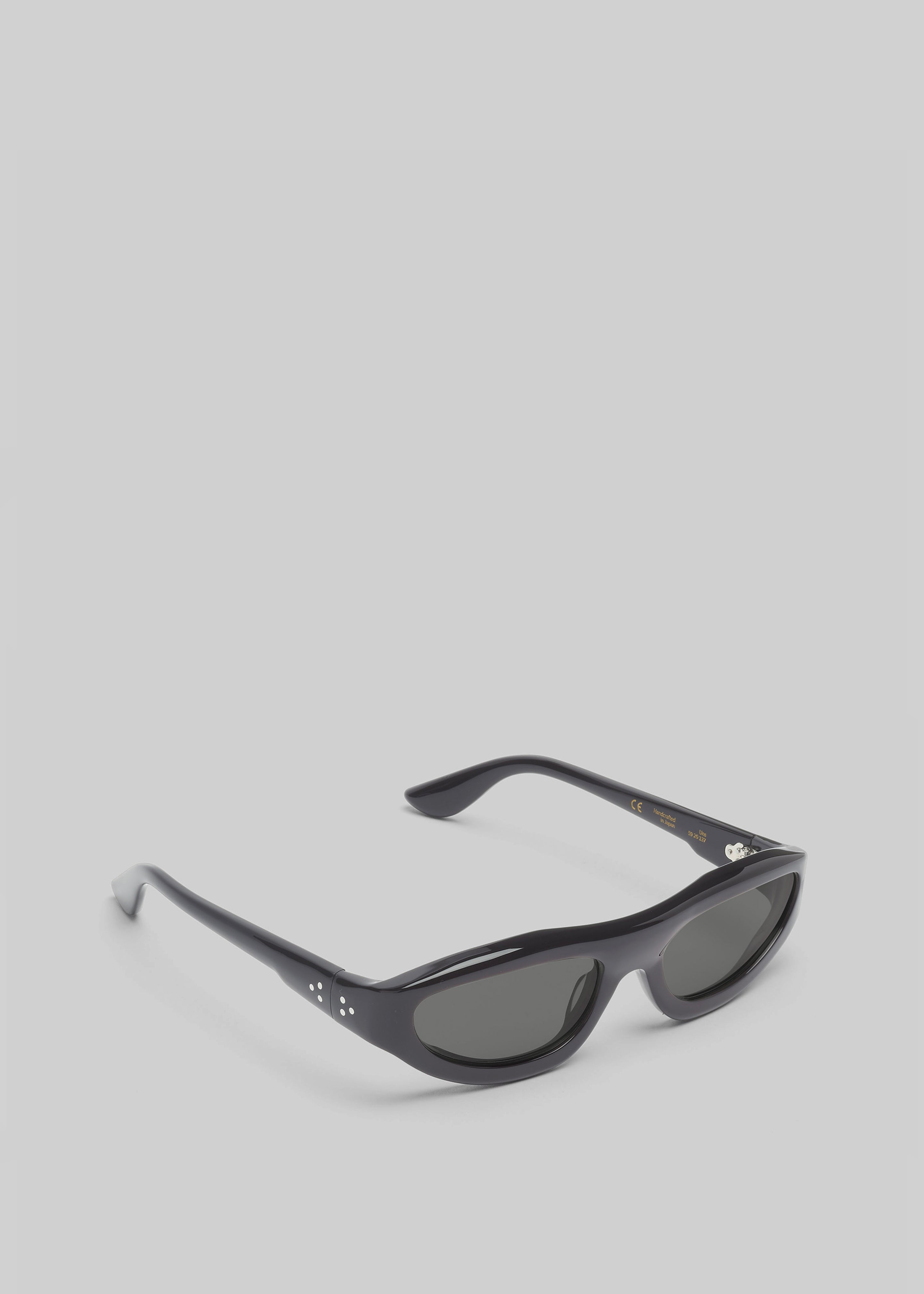 Port Tanger Uns Sunglasses - Black Acetate/Black Lens - 2
