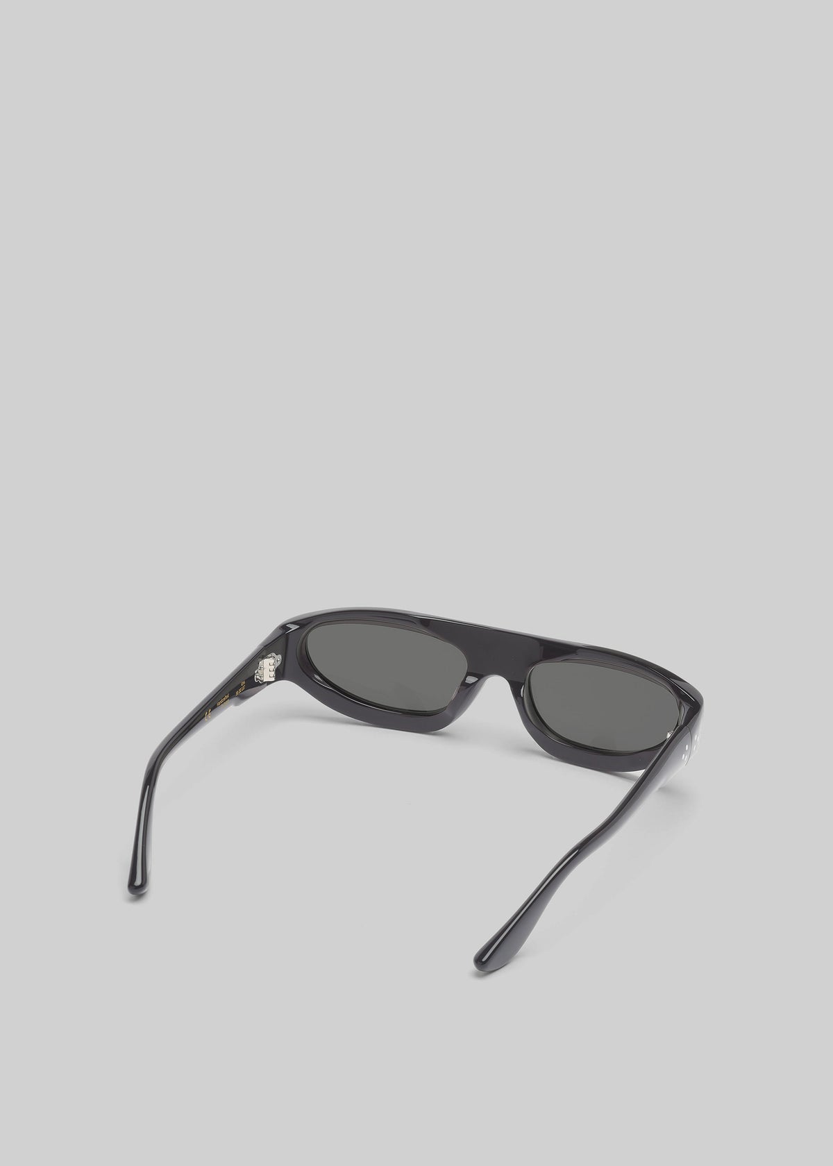 Port Tanger Uns Sunglasses - Black Acetate/Black Lens - 8
