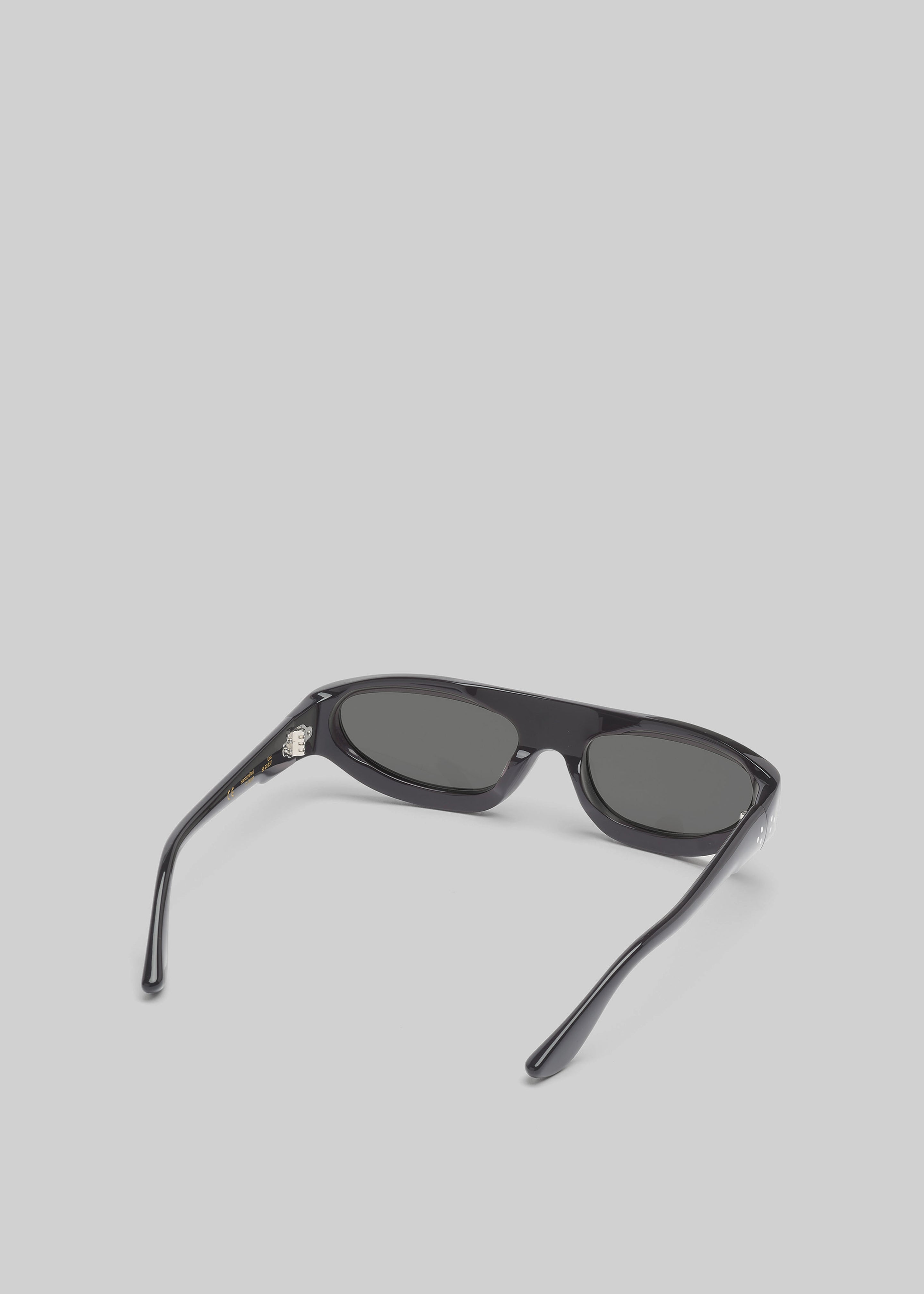 Port Tanger Uns Sunglasses - Black Acetate/Black Lens - 8