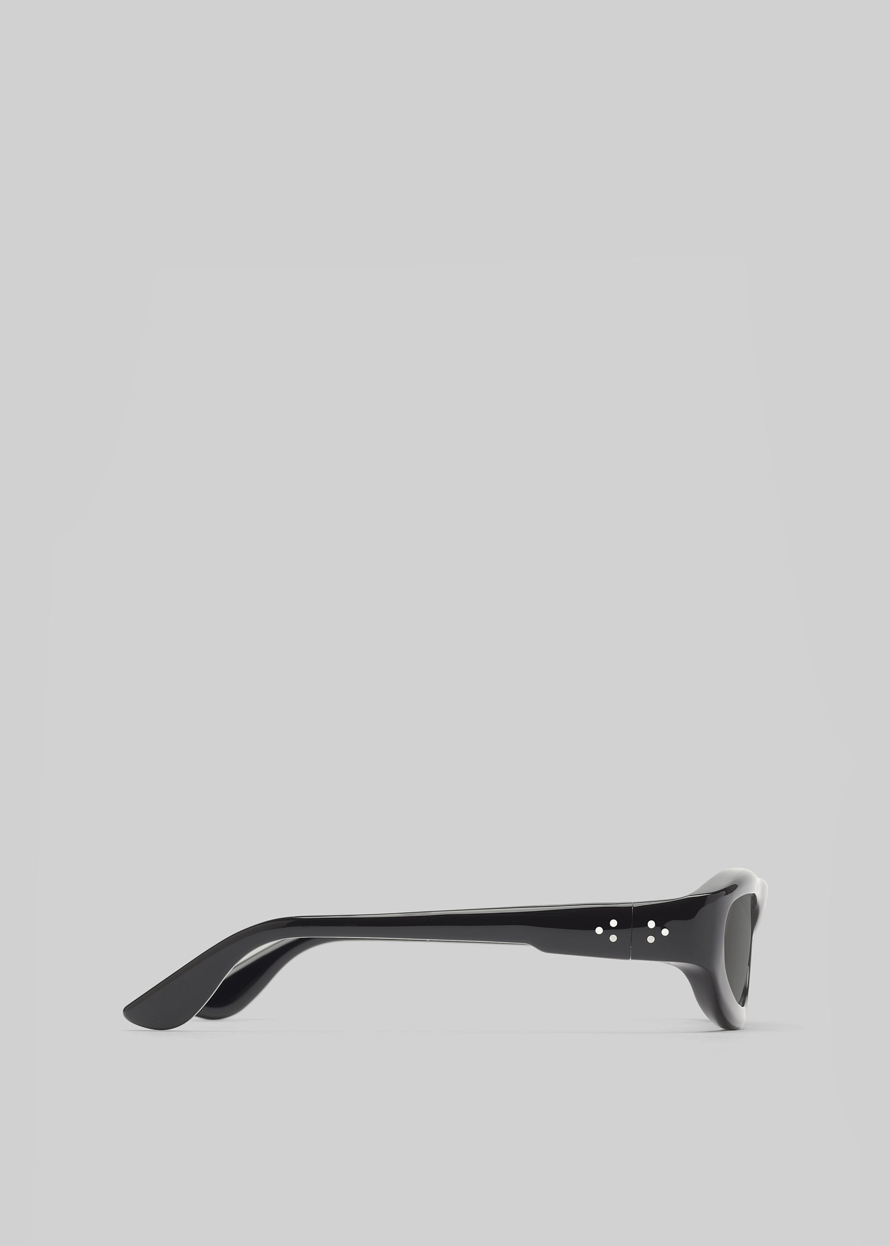 Port Tanger Uns Sunglasses - Black Acetate/Black Lens - 5