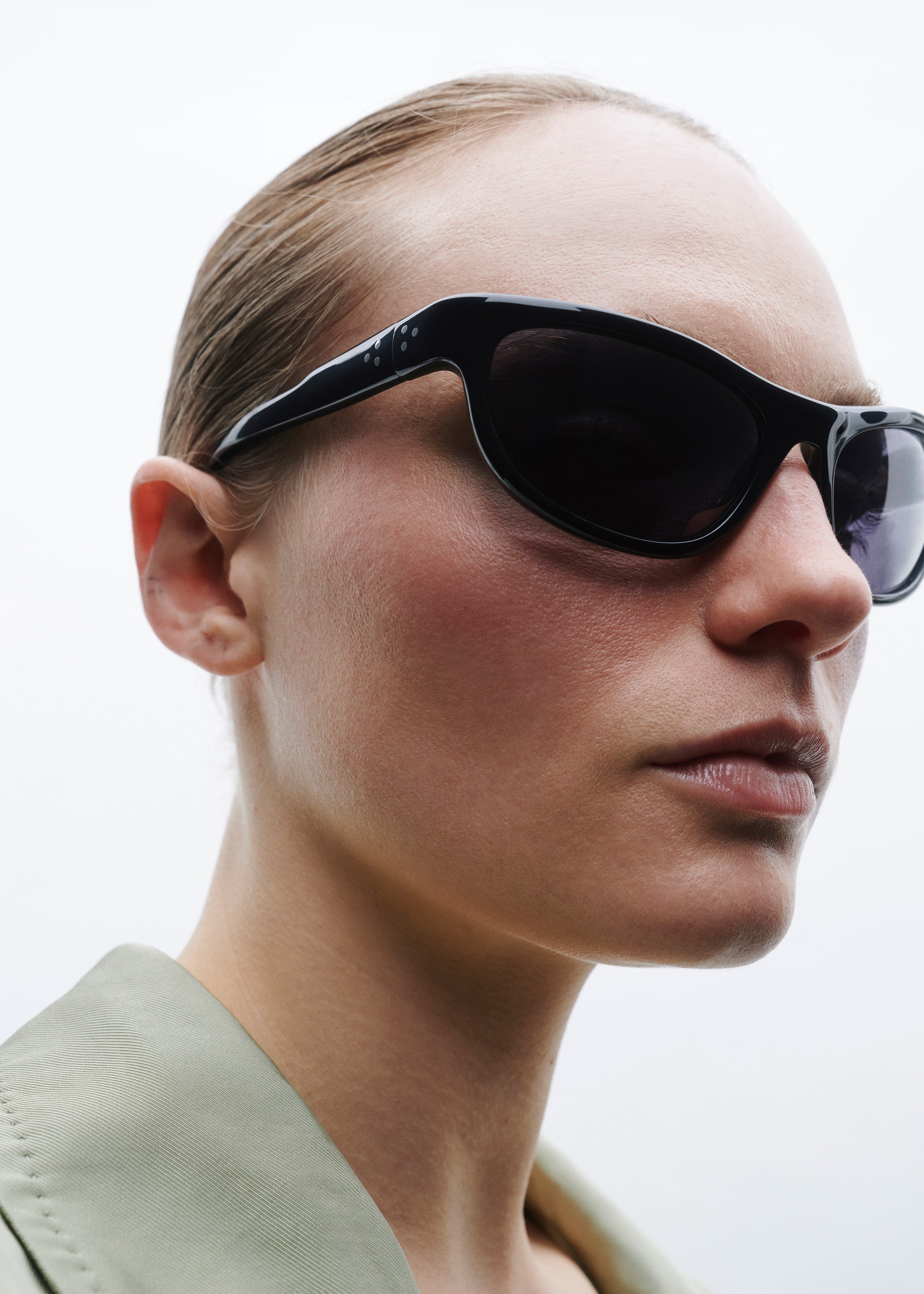 Port Tanger Agha Sunglasses - Black Acetate / Black Lens - 2