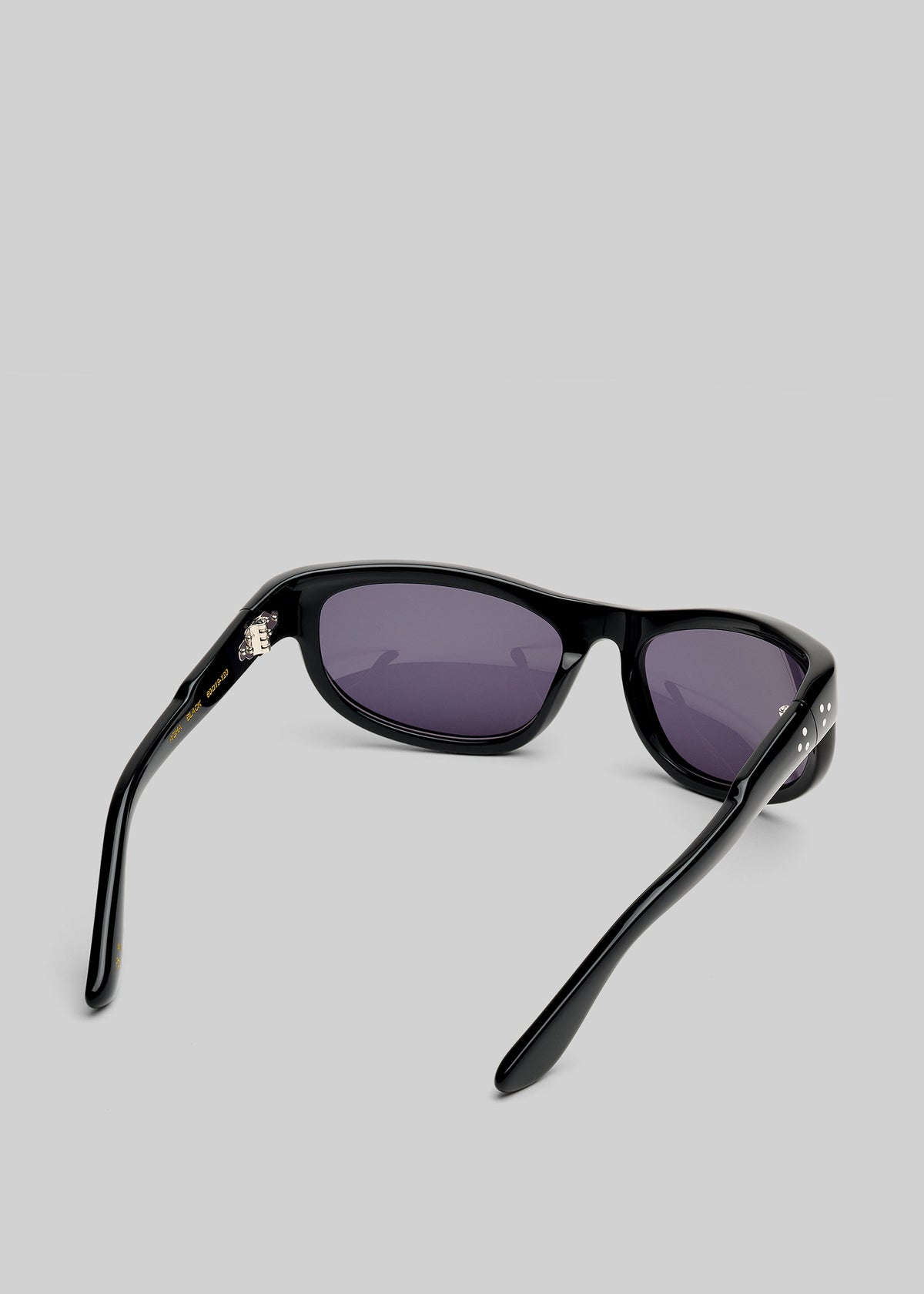 Port Tanger Agha Sunglasses - Black Acetate / Black Lens - 5