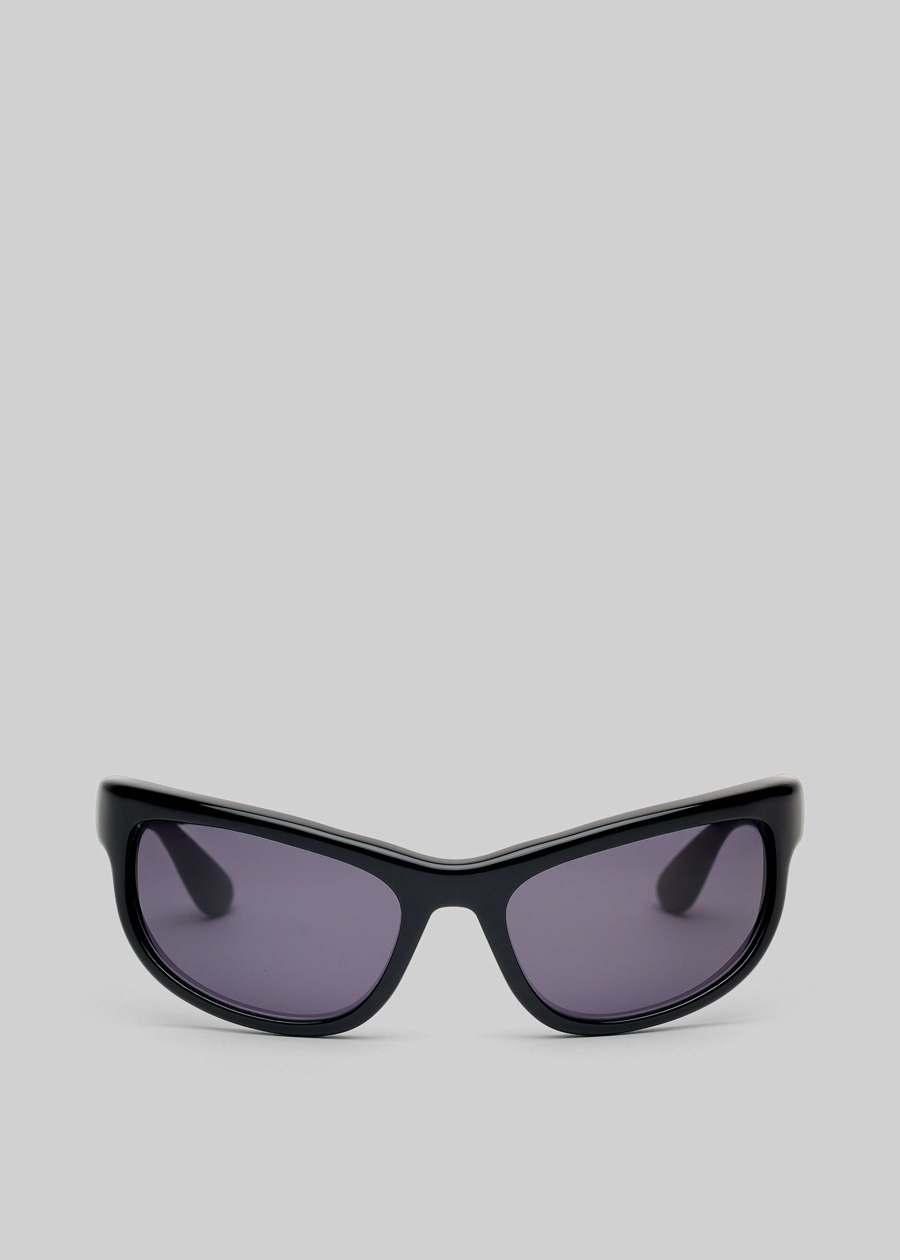 Port Tanger Agha Sunglasses - Black Acetate / Black Lens - 1