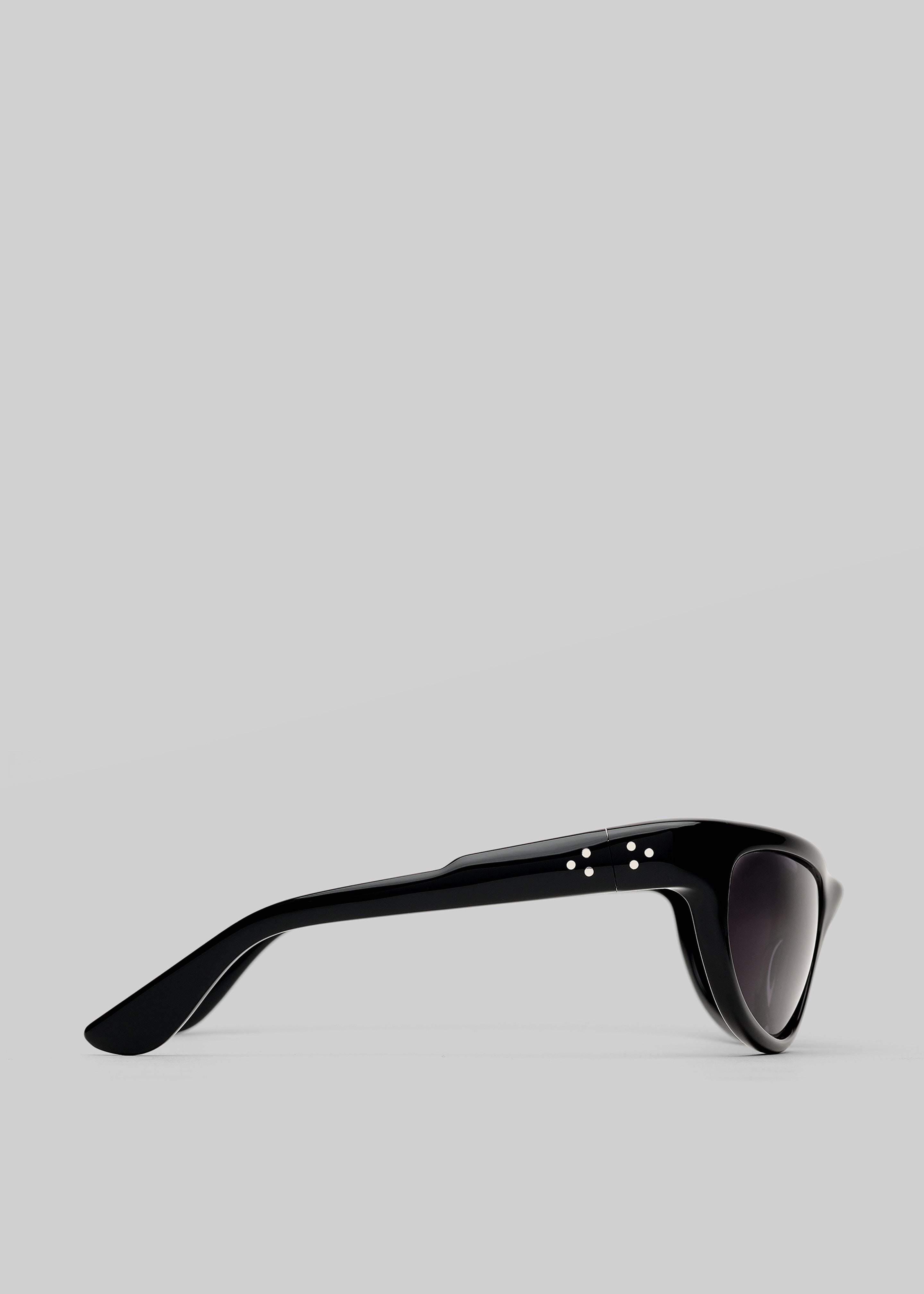Port Tanger Agha Sunglasses - Black Acetate / Black Lens - 4
