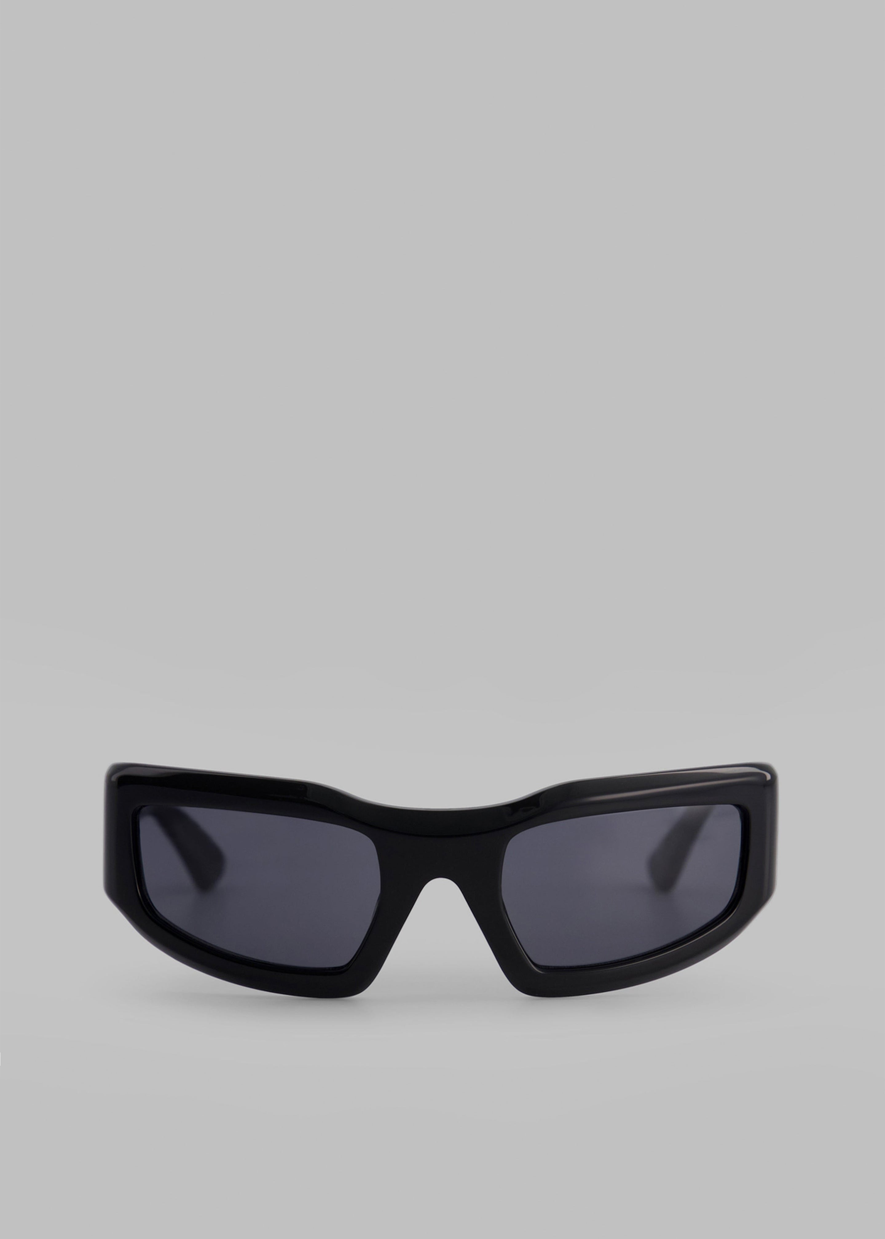 Port Tanger Saudade II Sunglasses - Black Acetate/Black Lens