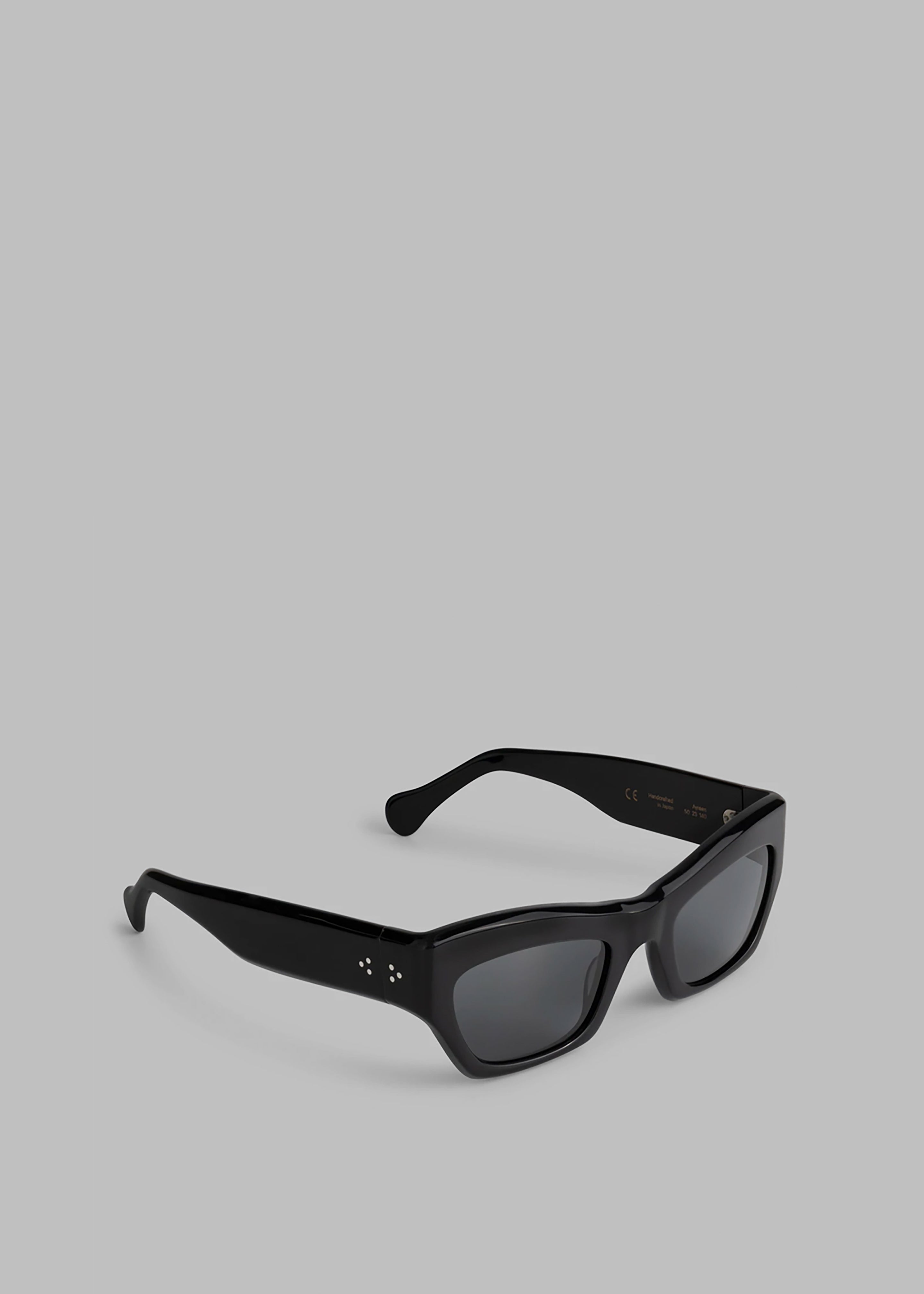Port Tanger Ayreen Sunglasses - Black Acetate/Black Lens - 3 - [gender-male]