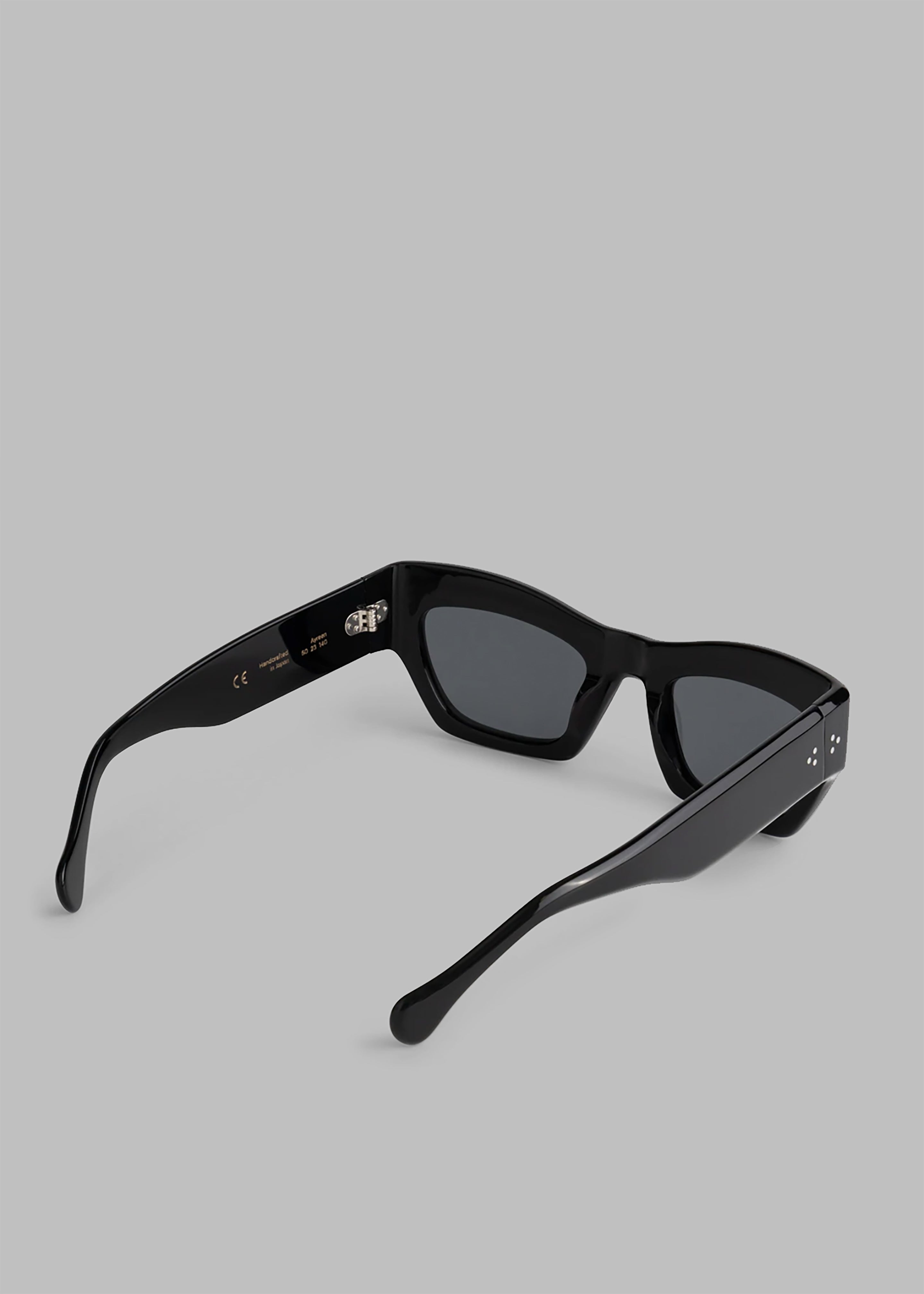 Port Tanger Ayreen Sunglasses - Black Acetate/Black Lens - 9