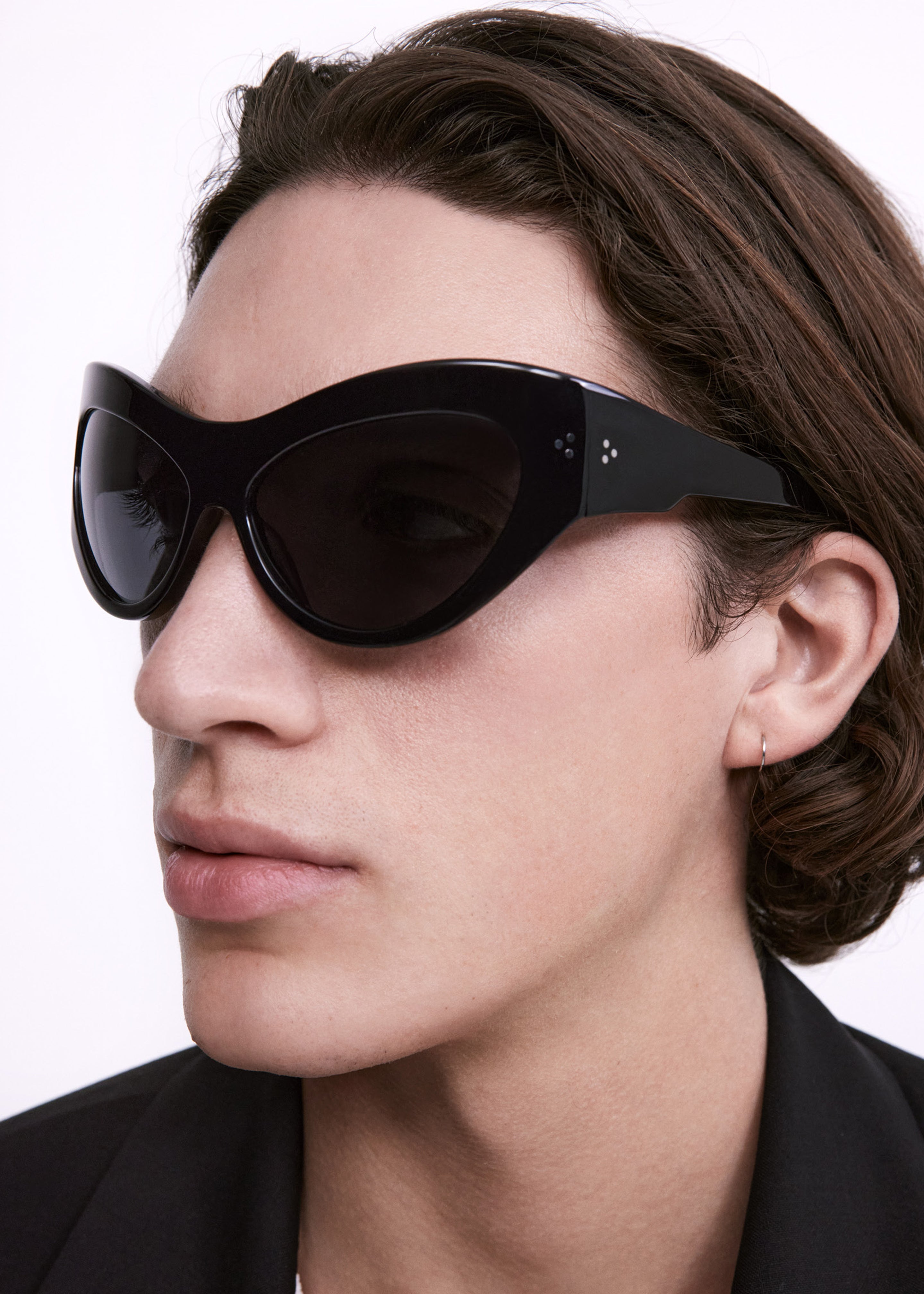 Port Tanger Darya Sunglasses - Black Acetate/Black Lens - 11 - [gender-male]