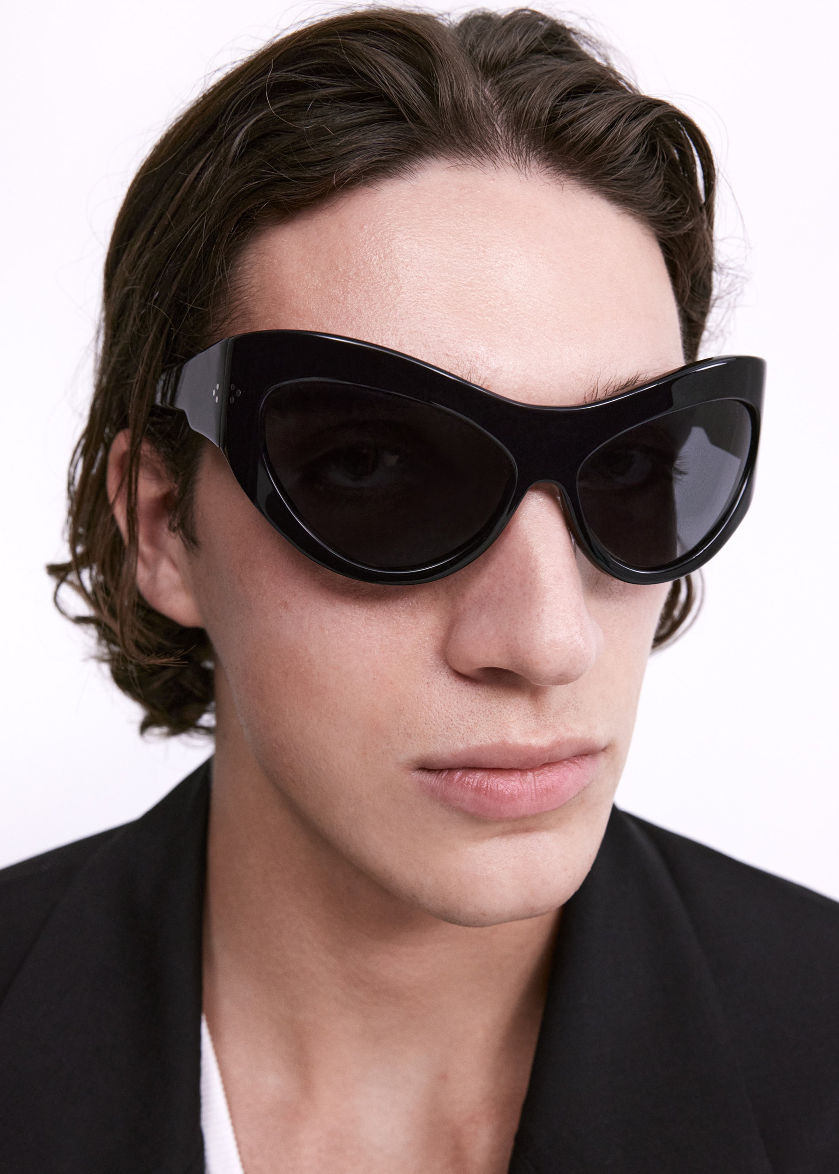 Port Tanger Darya Sunglasses - Black Acetate/Black Lens - 9