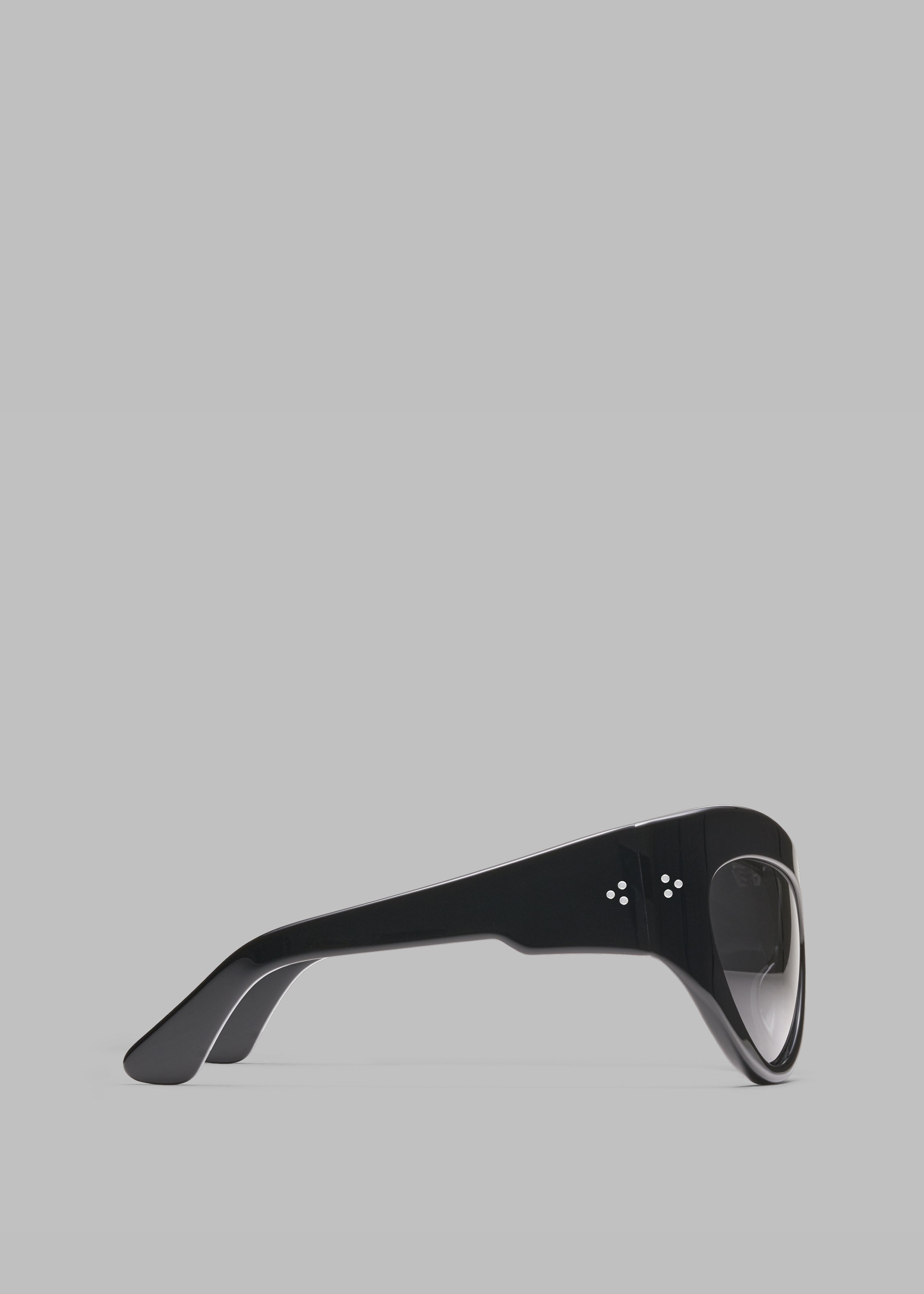 Port Tanger Darya Sunglasses - Black Acetate/Black Lens - 10