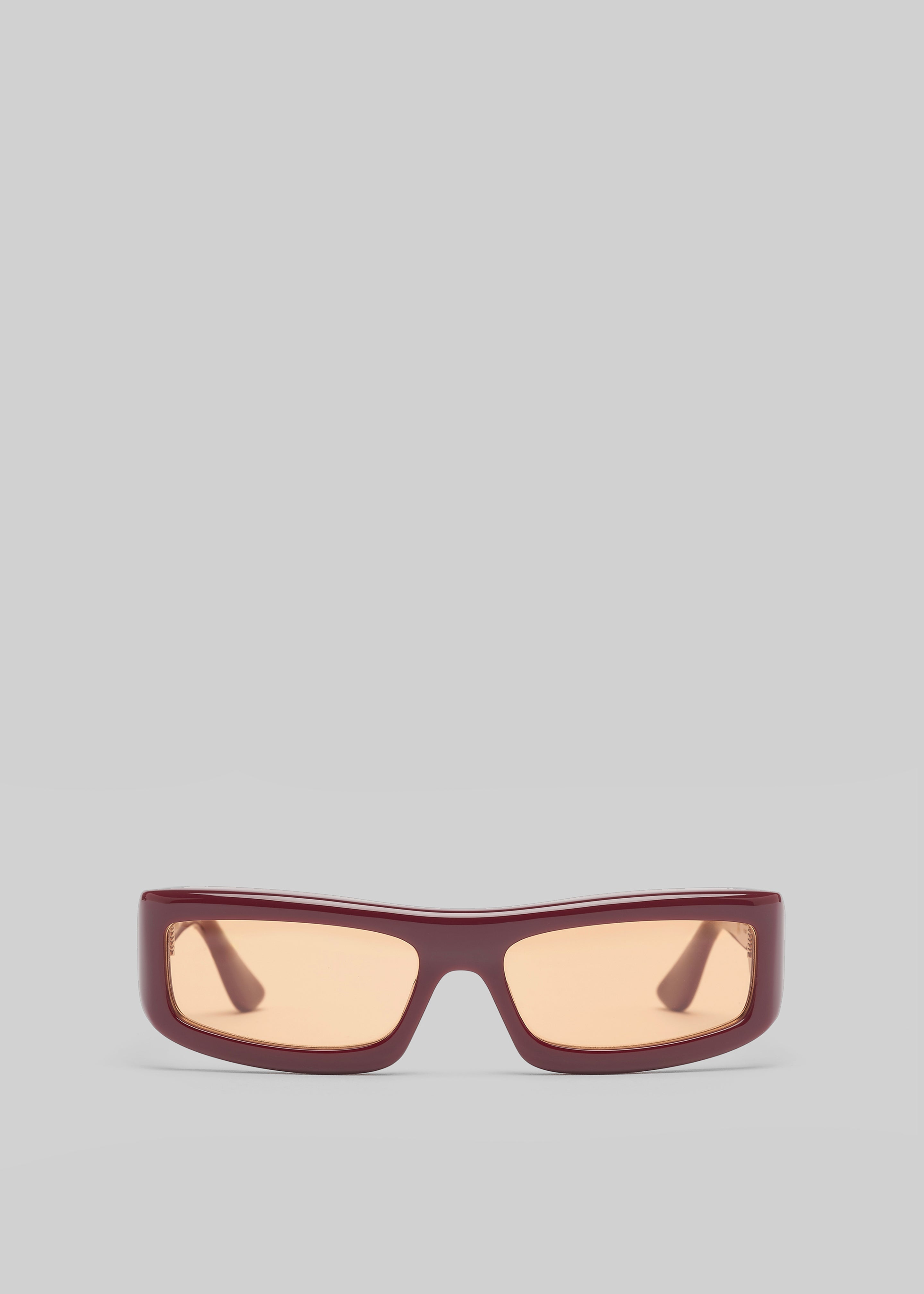 Port Tanger Daryan Sunglasses - Carmesi Acetate/Amber Lens - 2 - [gender-male]