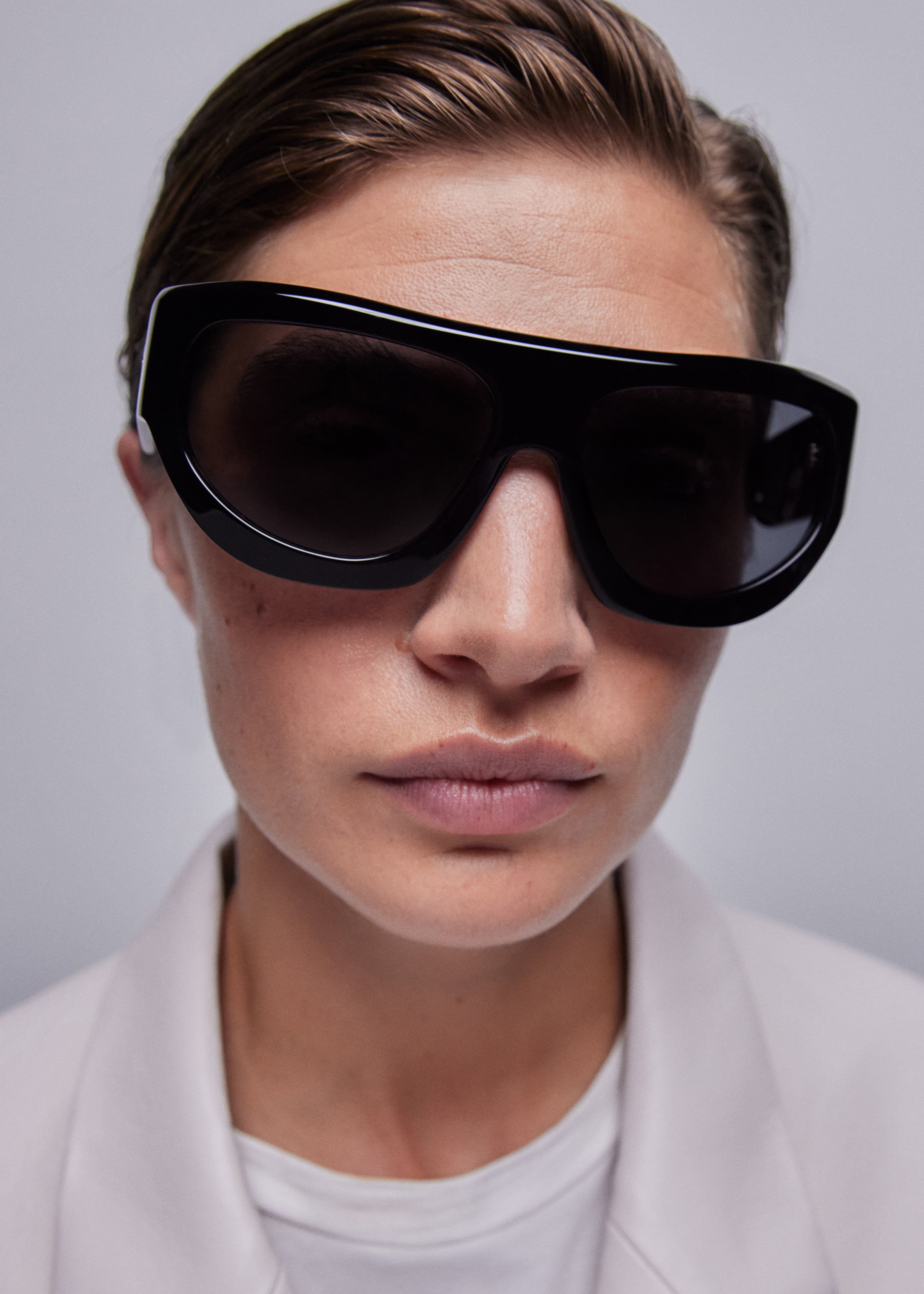 Port Tanger Dost Sunglasses - Black Acetate/Black Lens - 3