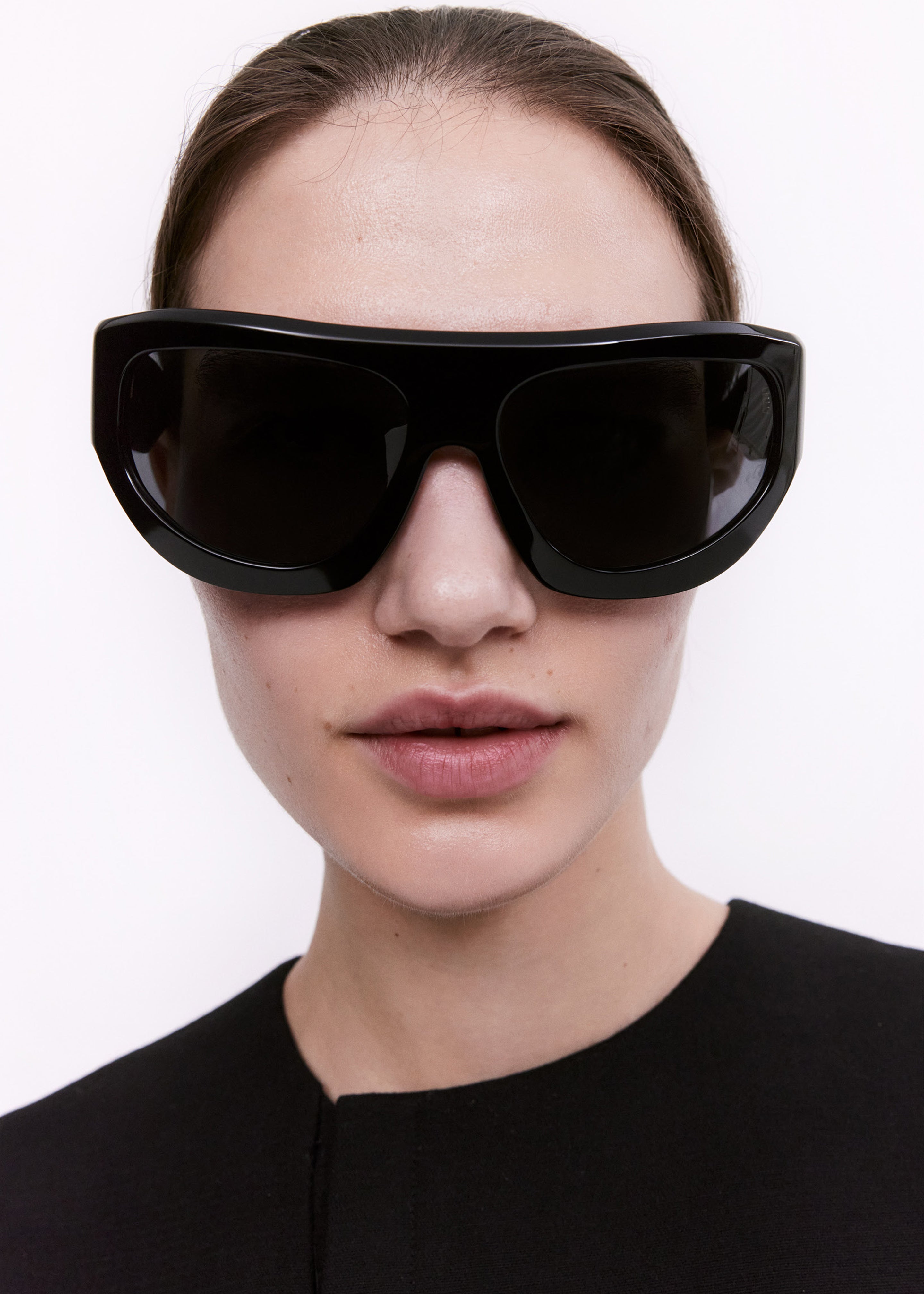 Port Tanger Dost Sunglasses - Black Acetate/Black Lens - 5