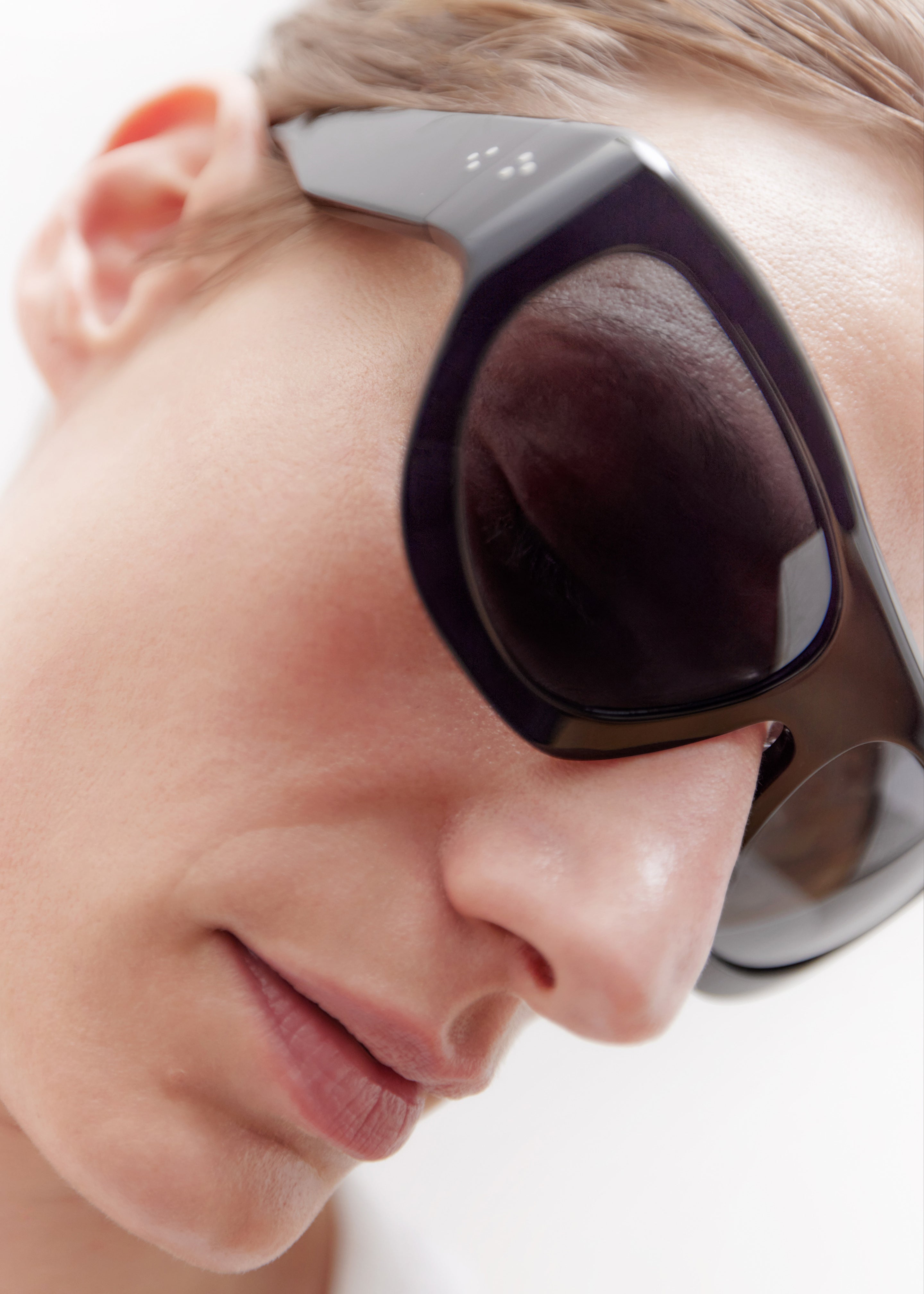 Port Tanger Dost Sunglasses - Black Acetate/Black Lens - 6