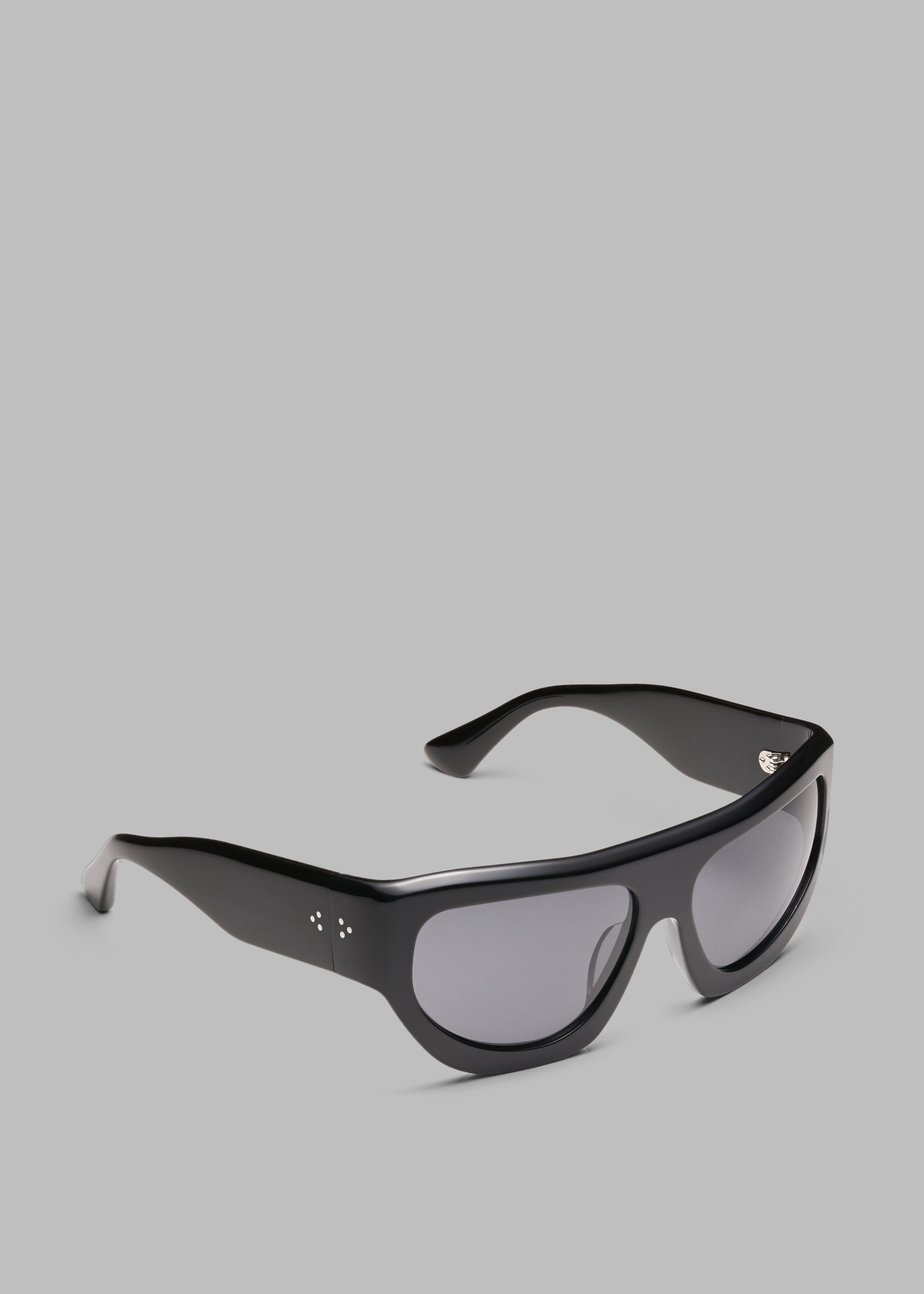Port Tanger Dost Sunglasses - Black Acetate/Black Lens - 4