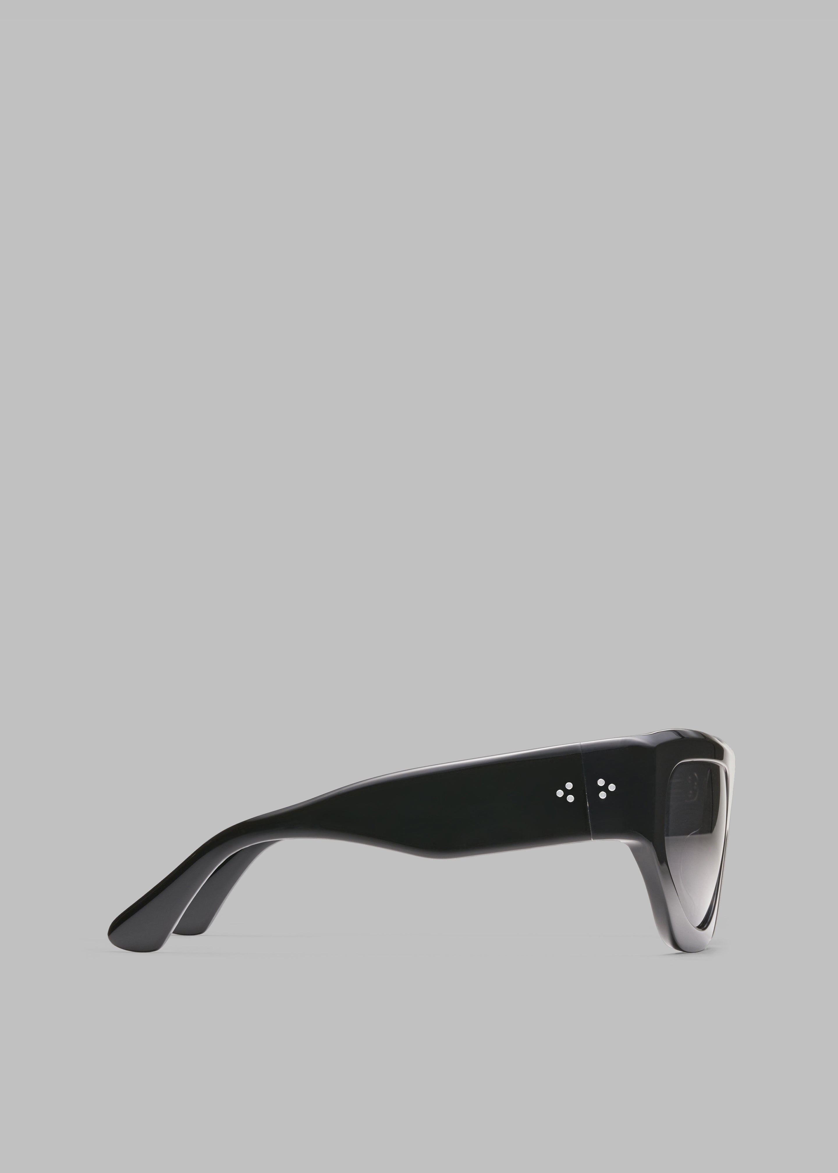 Port Tanger Dost Sunglasses - Black Acetate/Black Lens - 7