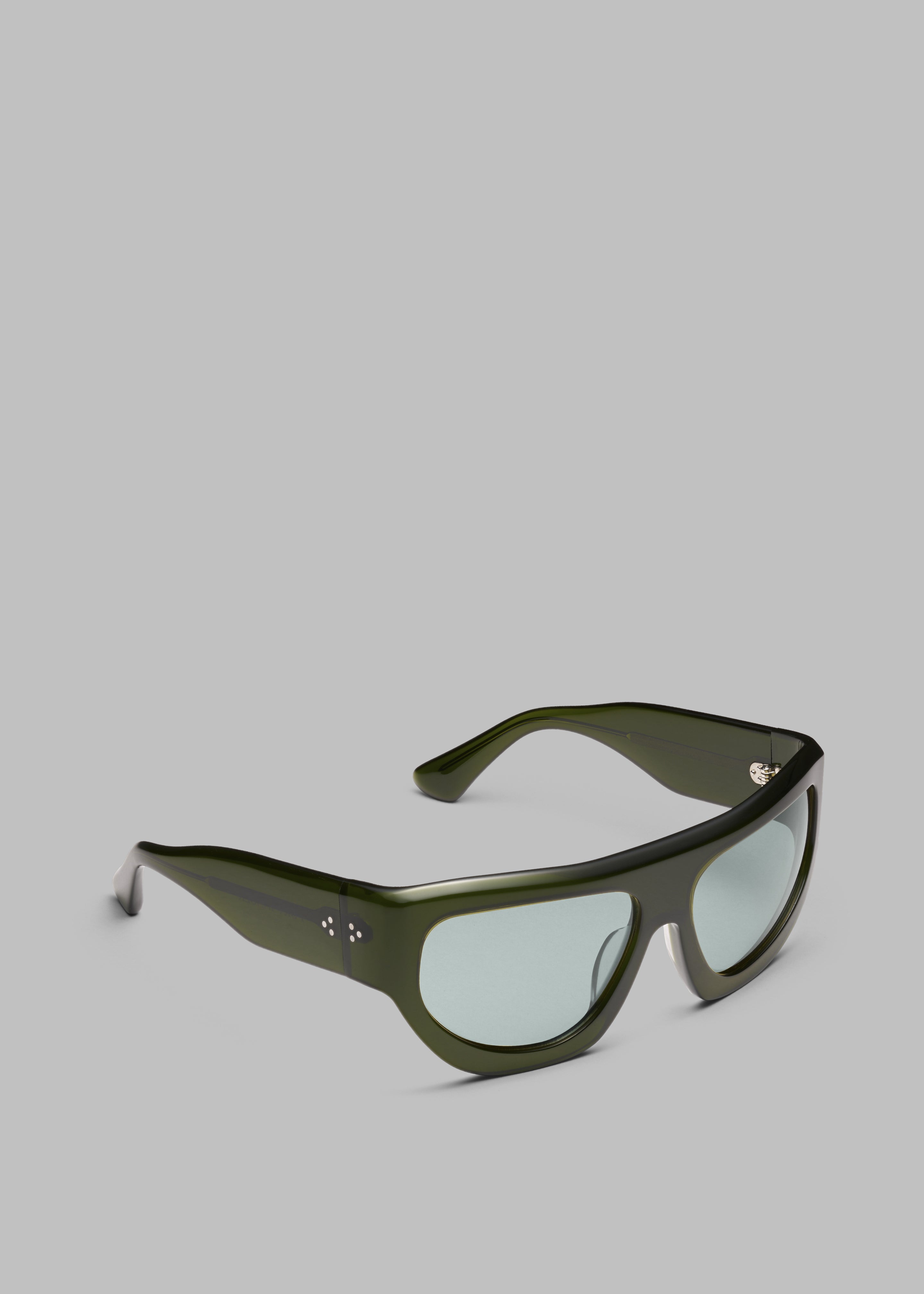 Port Tanger Dost Sunglasses  - Cardamom Acetate/Light Blue Lens - 3