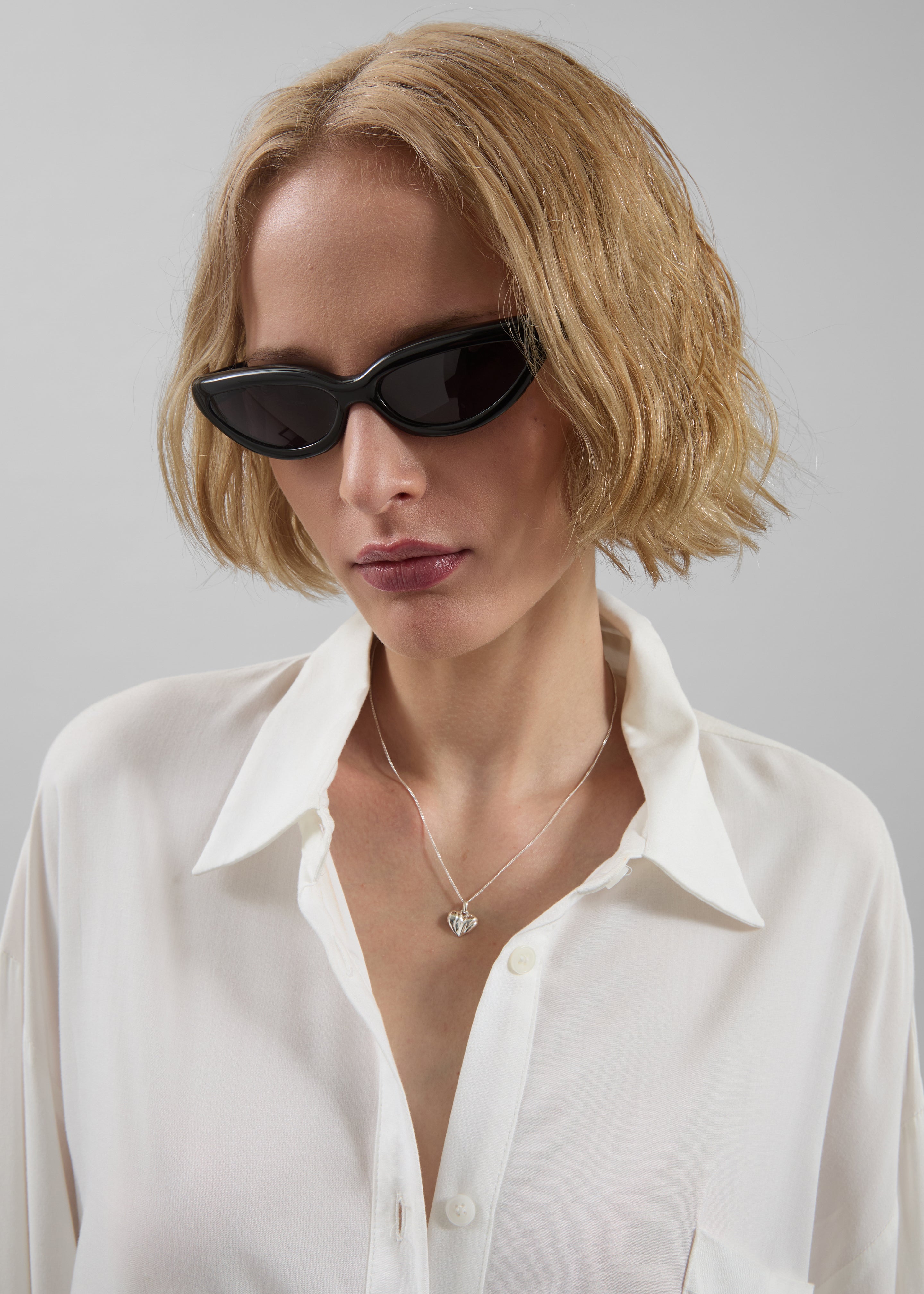Port Tanger Fanna Sunglasses - Black Acetate/Black Lens - 2