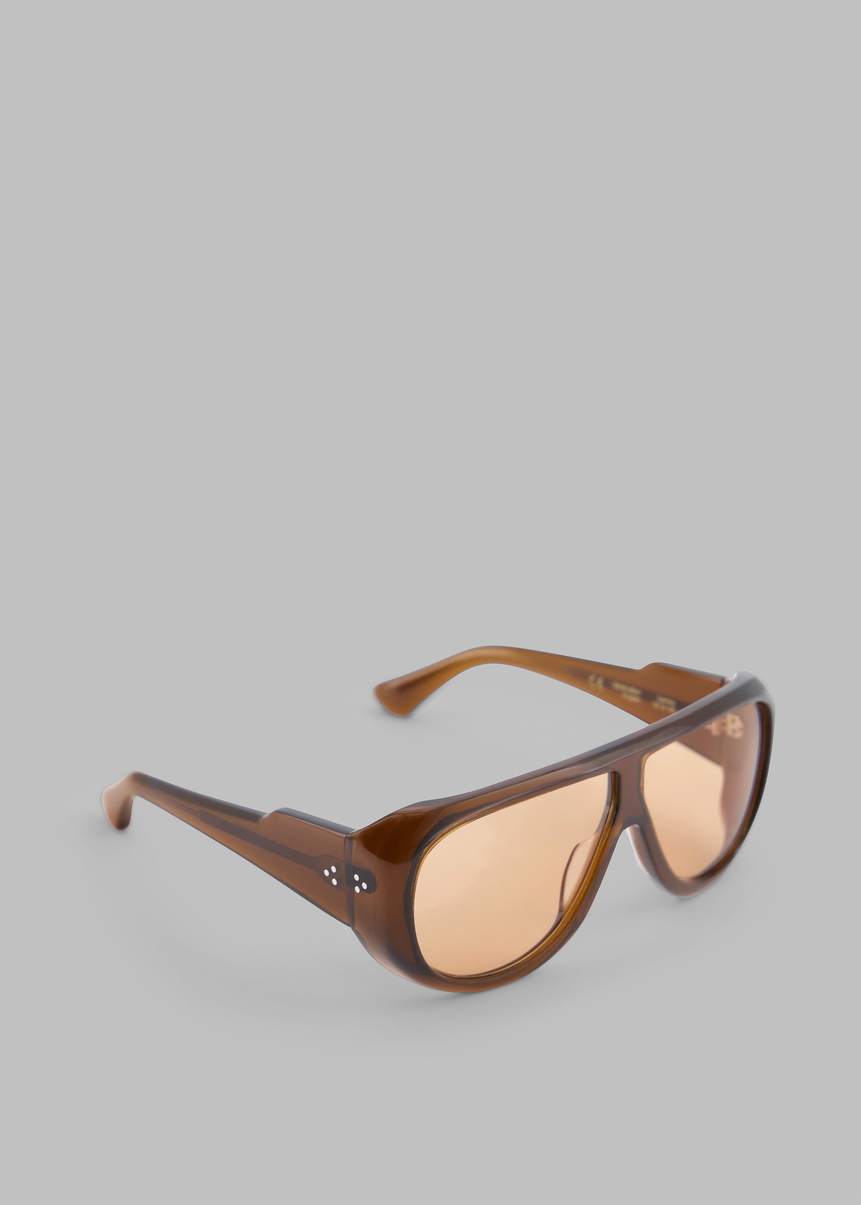 Port Tanger Gambia Sunglasses - Bunaa Acetate/Amber Lens - 6