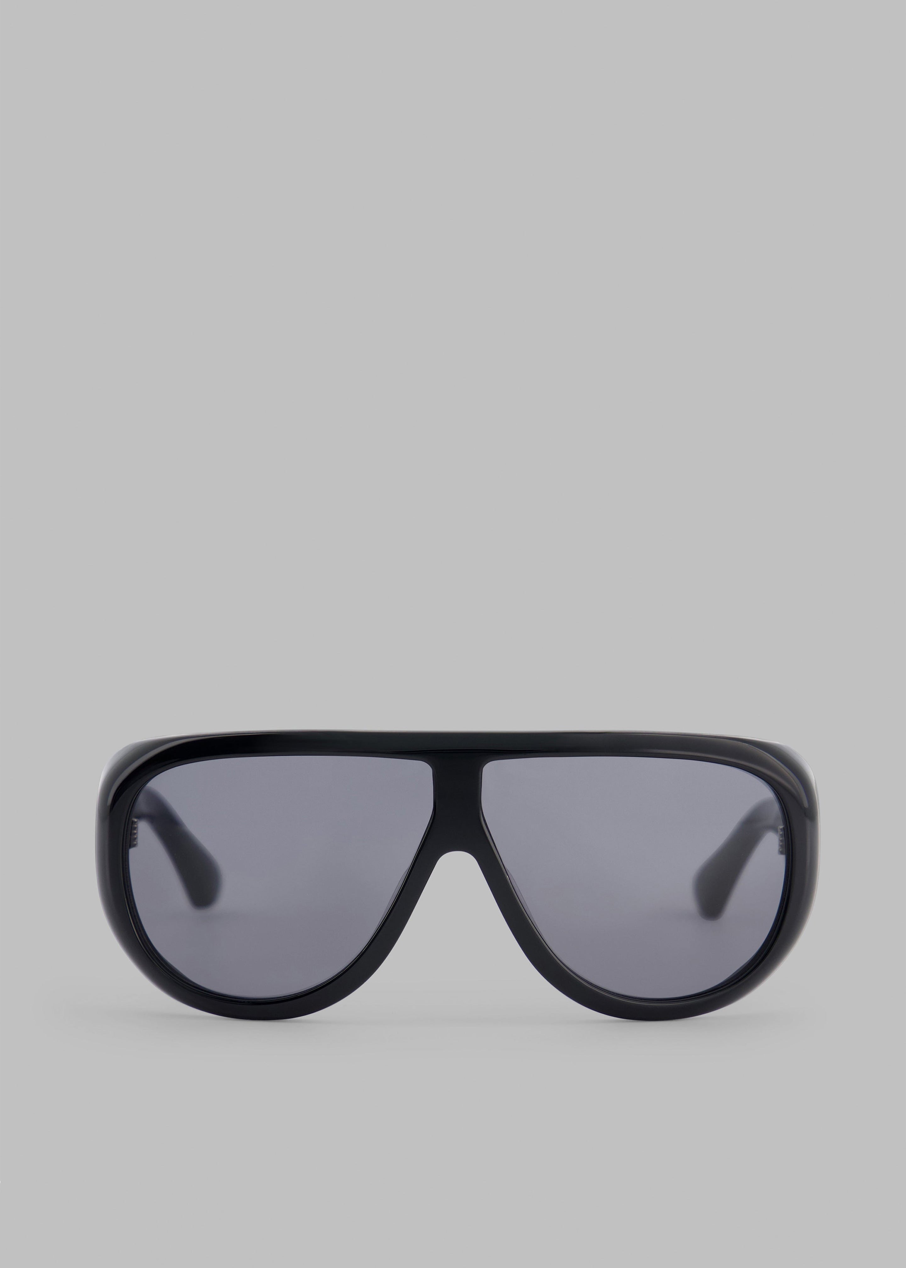 Port Tanger Gambia Sunglasses - Black Acetate/Black Lens - 2 - [gender-male]