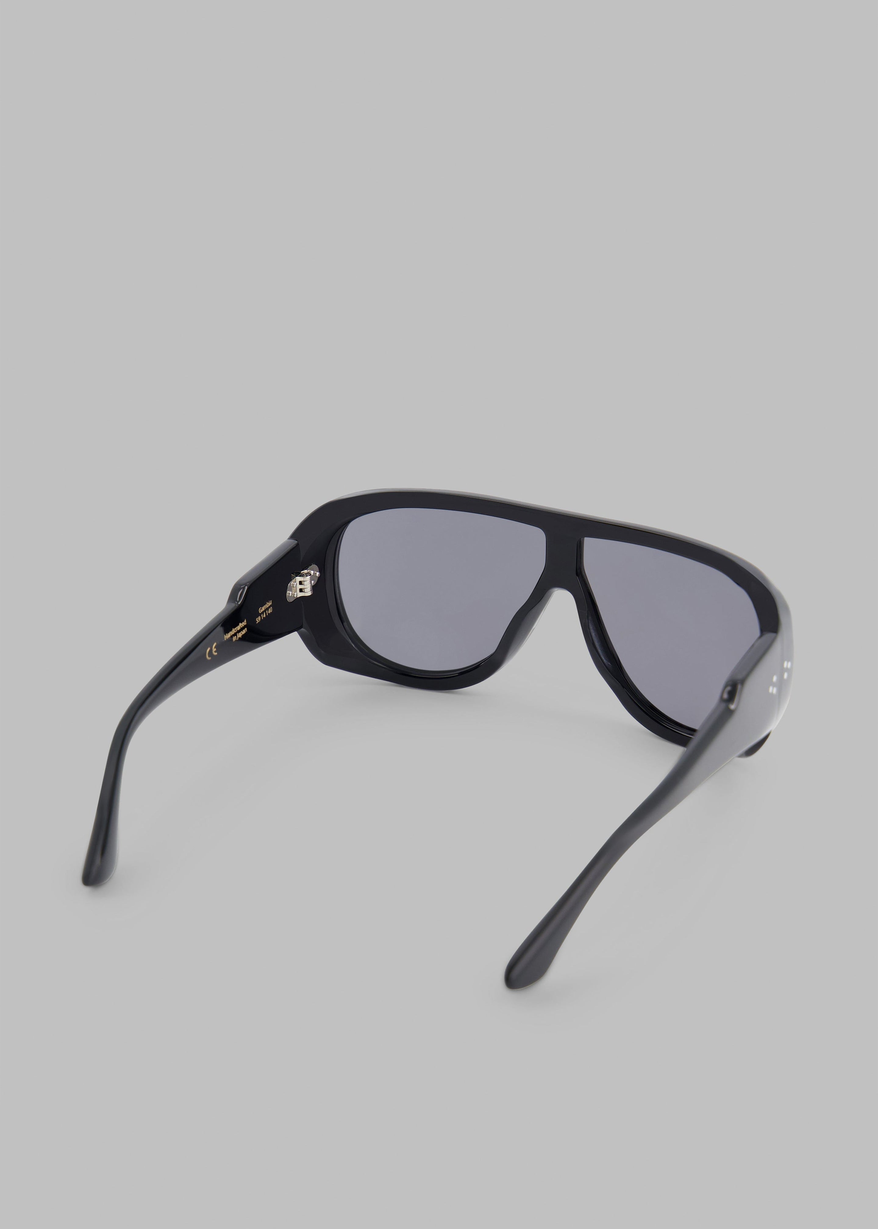 Port Tanger Gambia Sunglasses - Black Acetate/Black Lens - 11