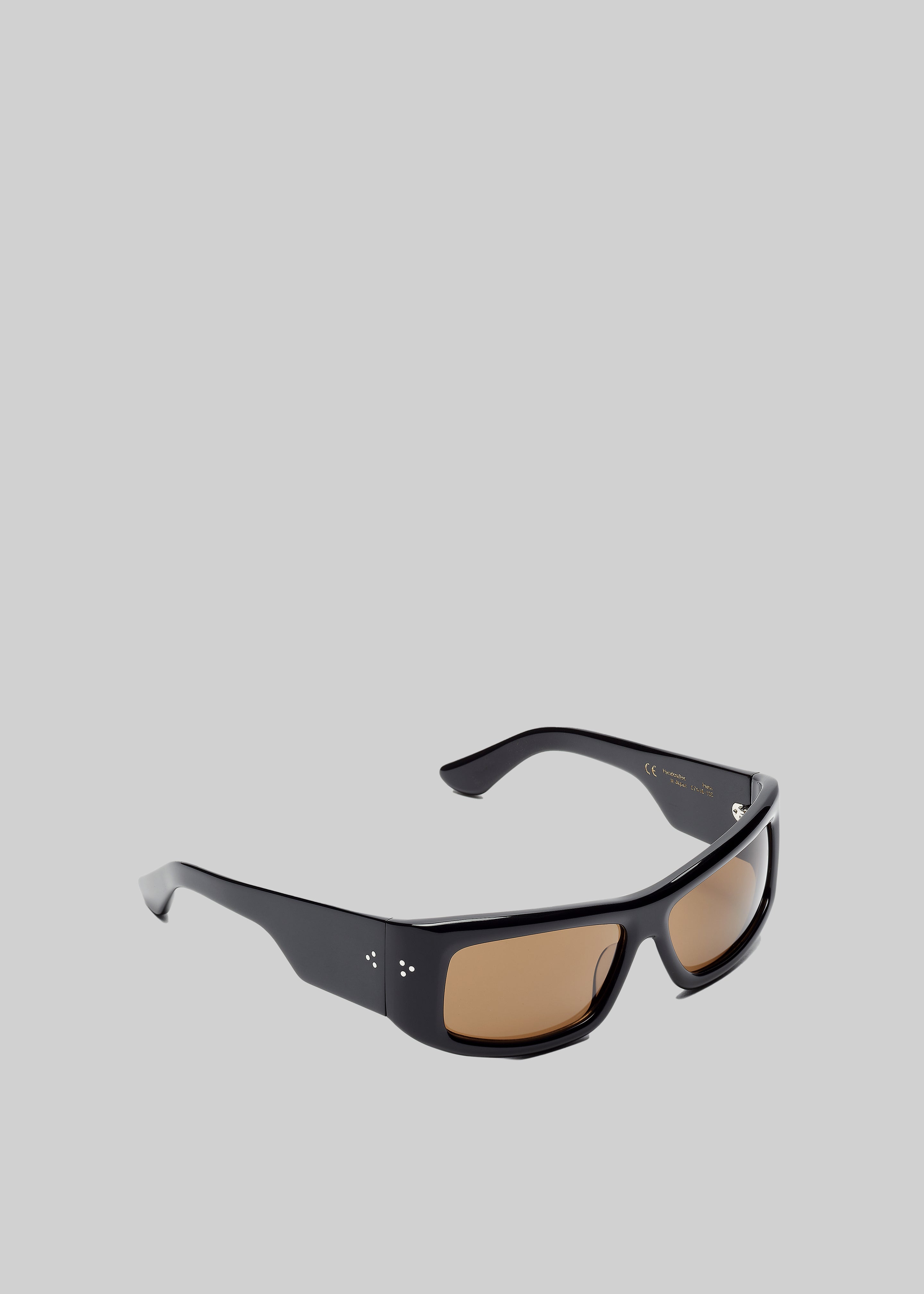 Port Tanger Hads Sunglasses - Black Acetate/Tobacco Lens - 4