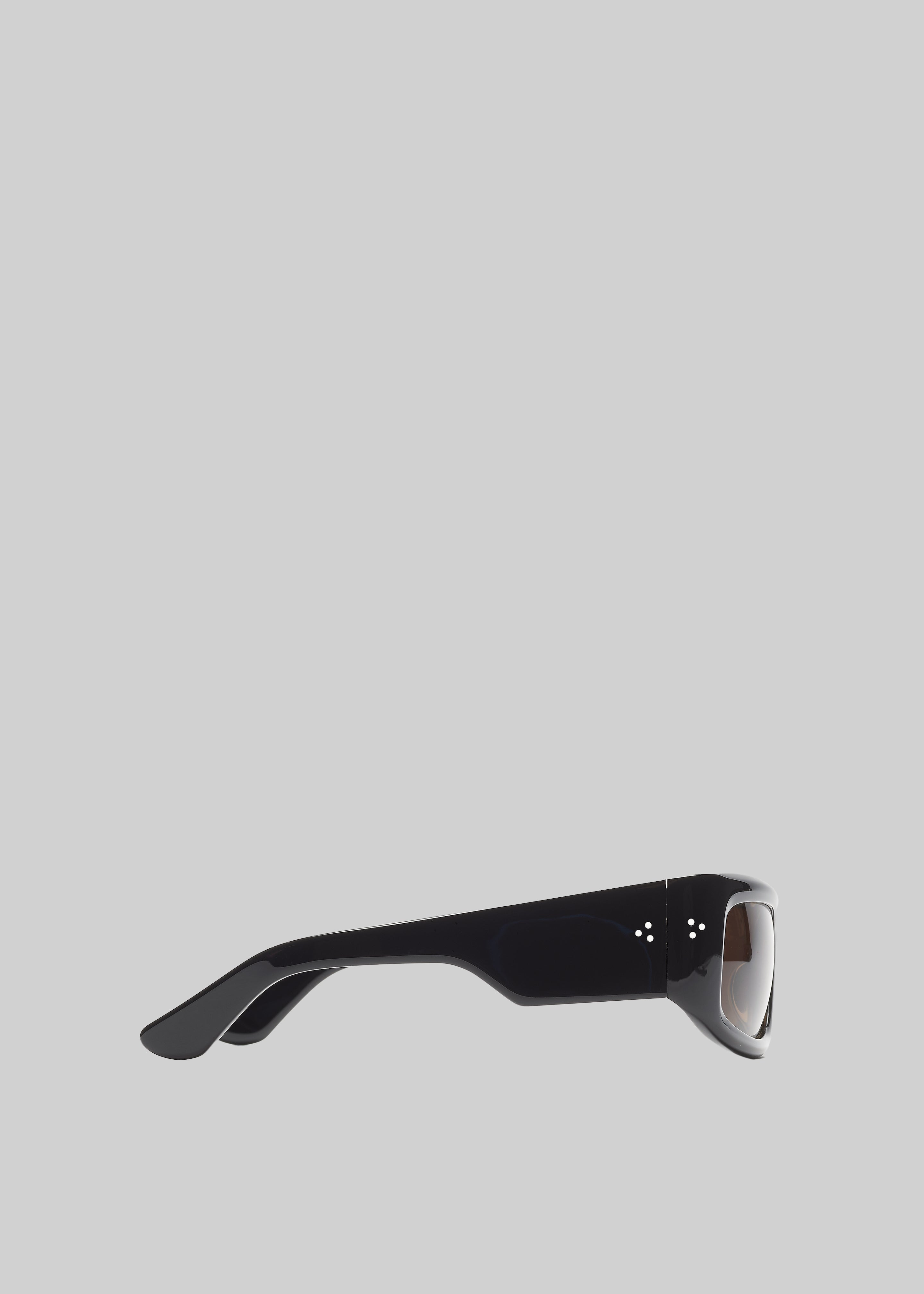 Port Tanger Hads Sunglasses - Black Acetate/Tobacco Lens - 6