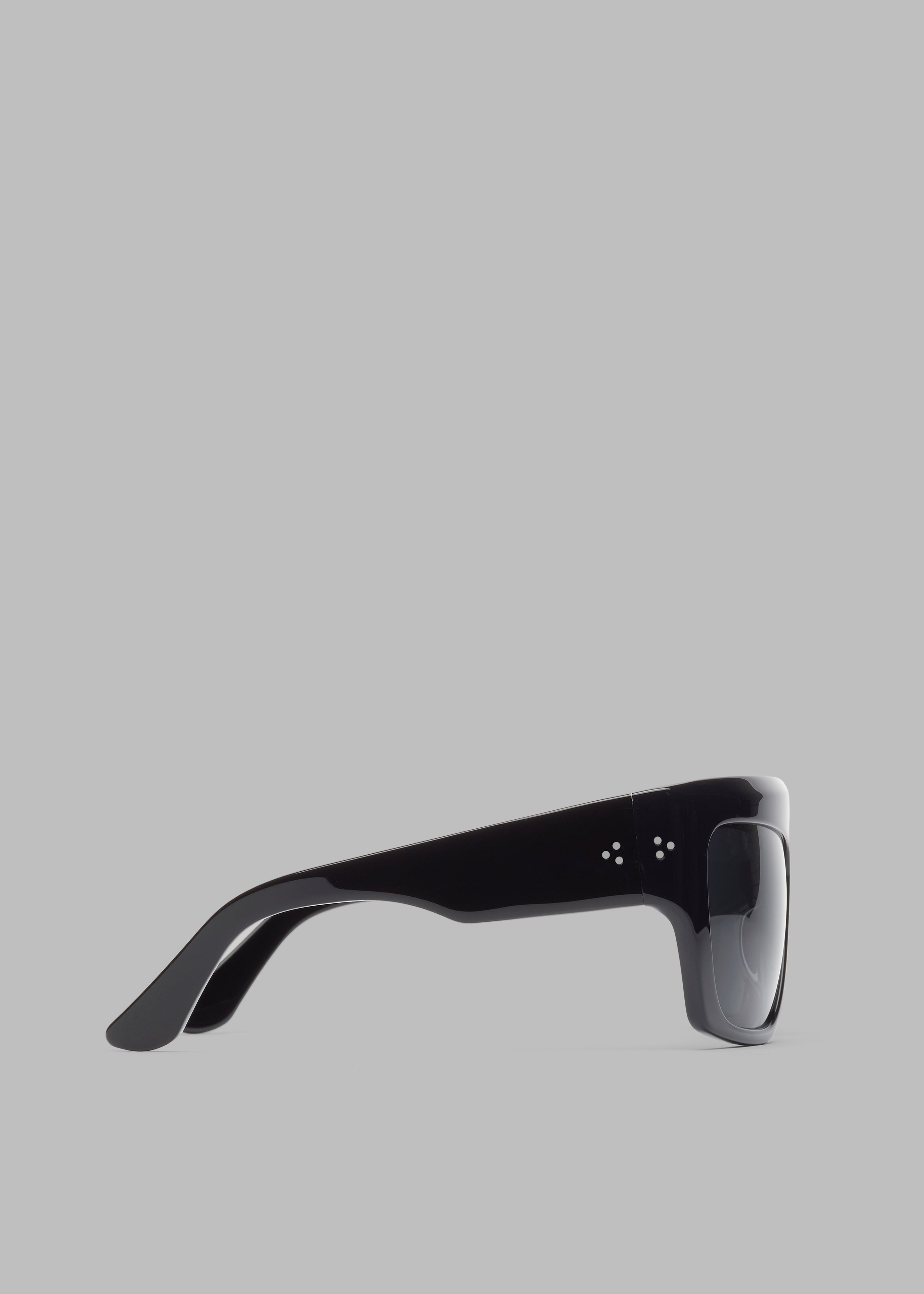 Port Tanger Hal Sunglasses - Black Acetate/Black Lens - 4 - [gender-male]