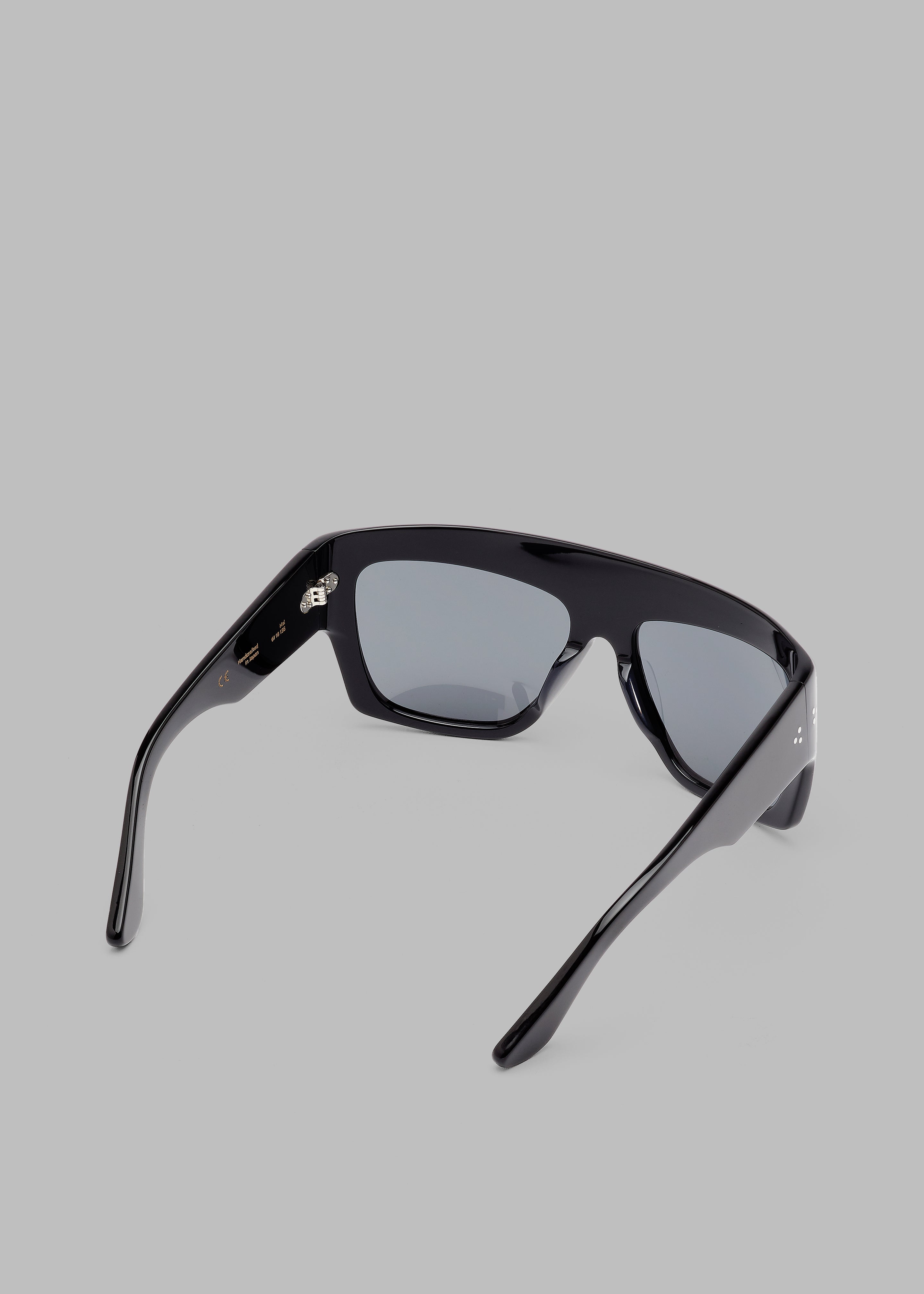 Port Tanger Hal Sunglasses - Black Acetate/Black Lens - 5