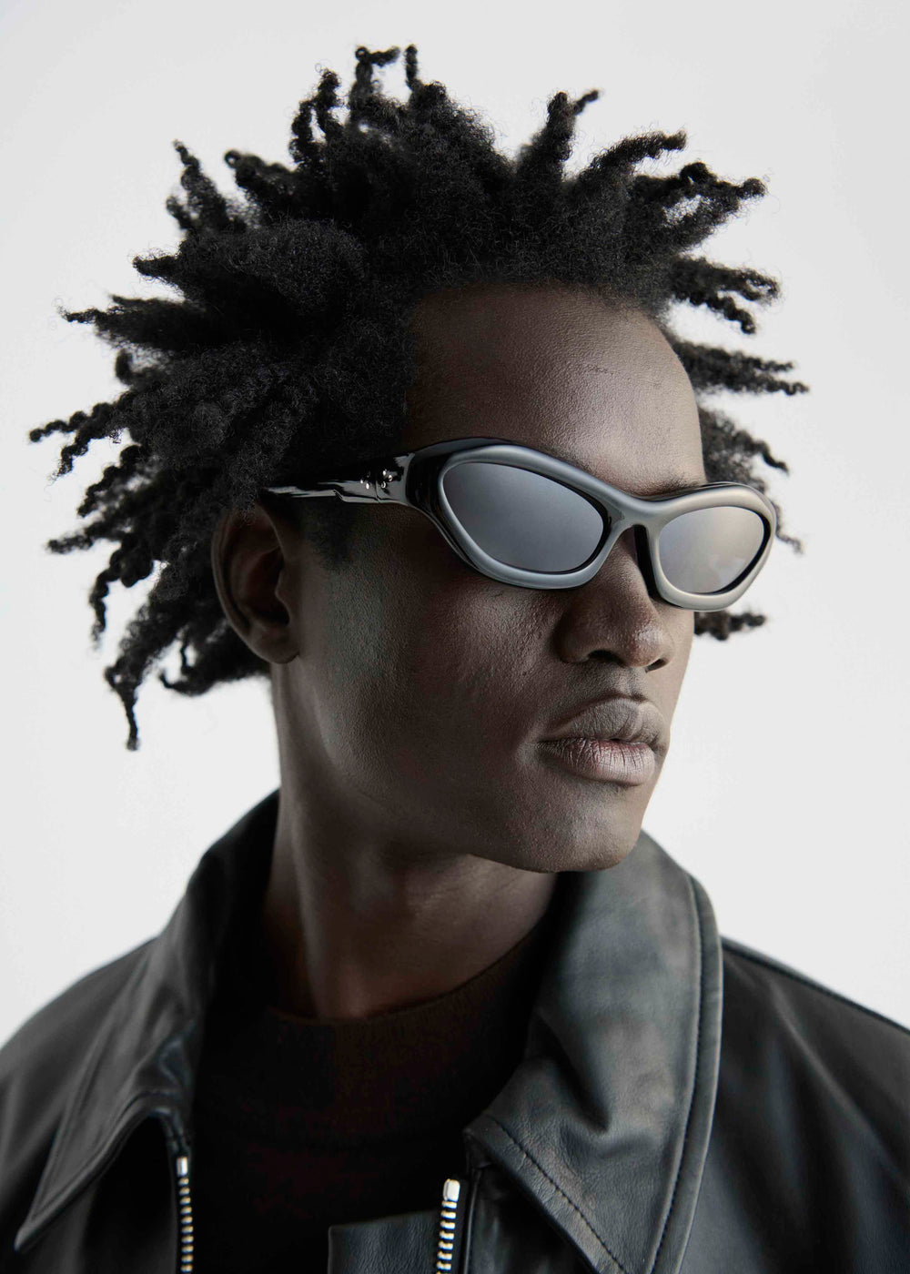 Port Tanger Hayya Sunglasses - Black Acetate/Black Lens - 1