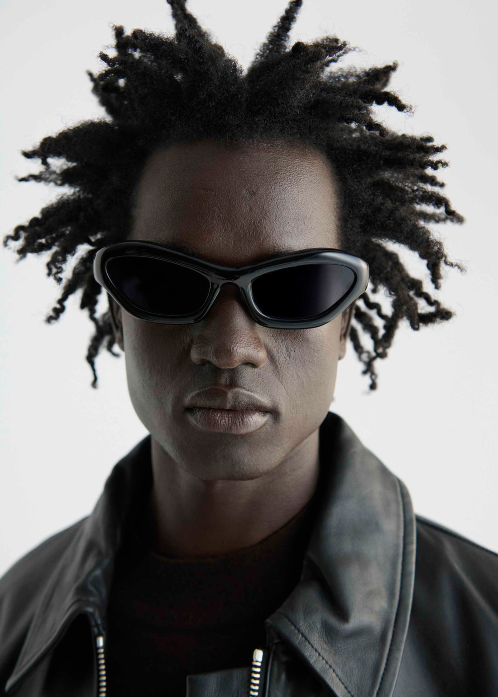Port Tanger Hayya Sunglasses - Black Acetate/Black Lens - 1