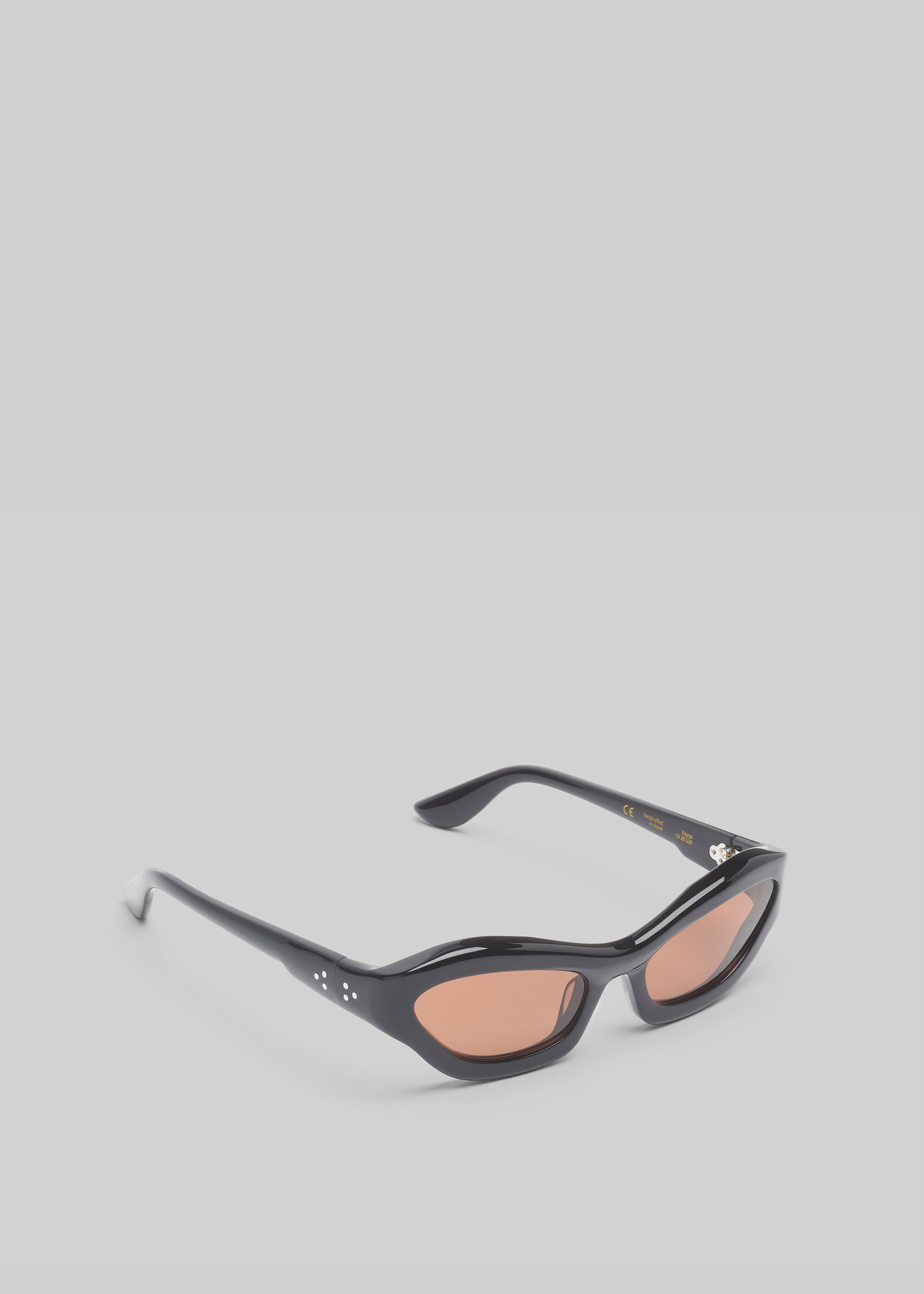Port Tanger Hayya Sunglasses - Black Acetate/Tobacco Lens - 4