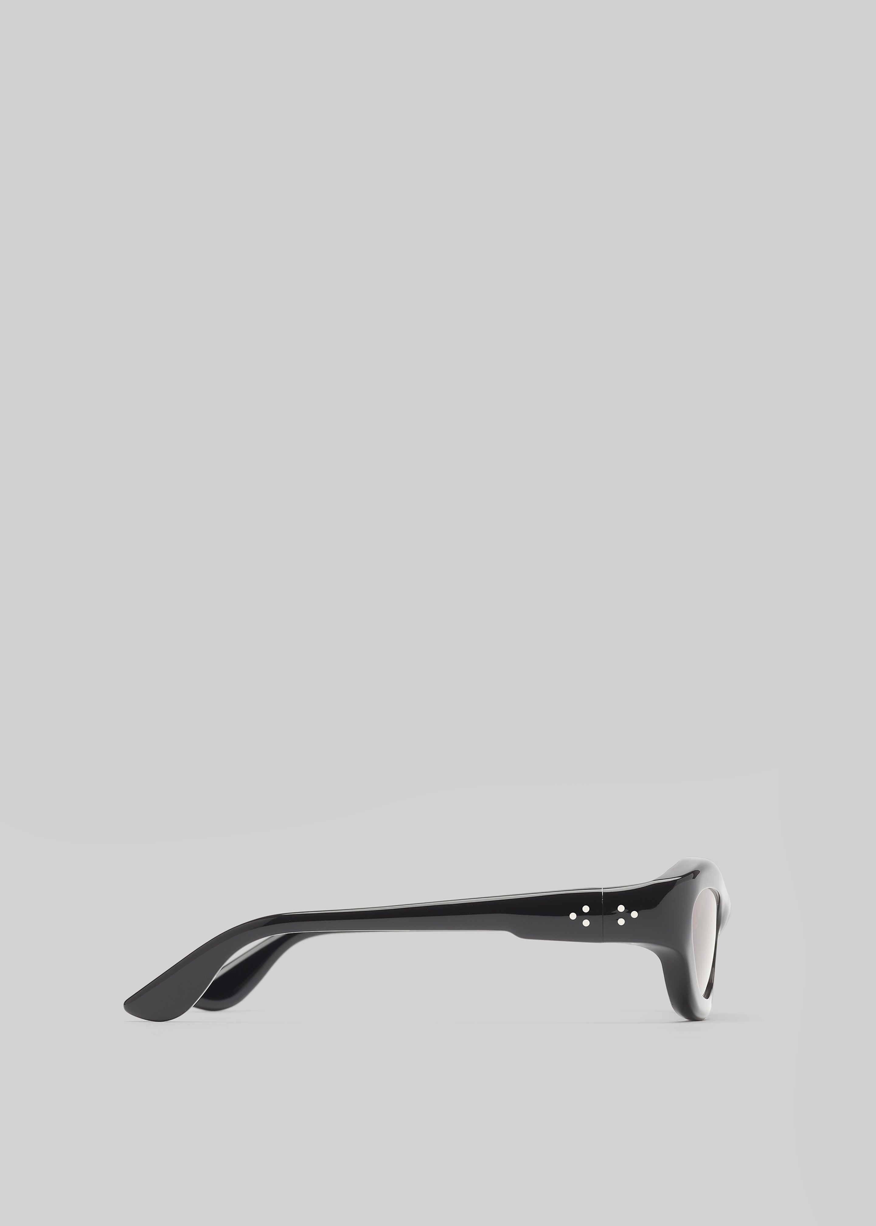 Port Tanger Hayya Sunglasses - Black Acetate/Tobacco Lens - 7