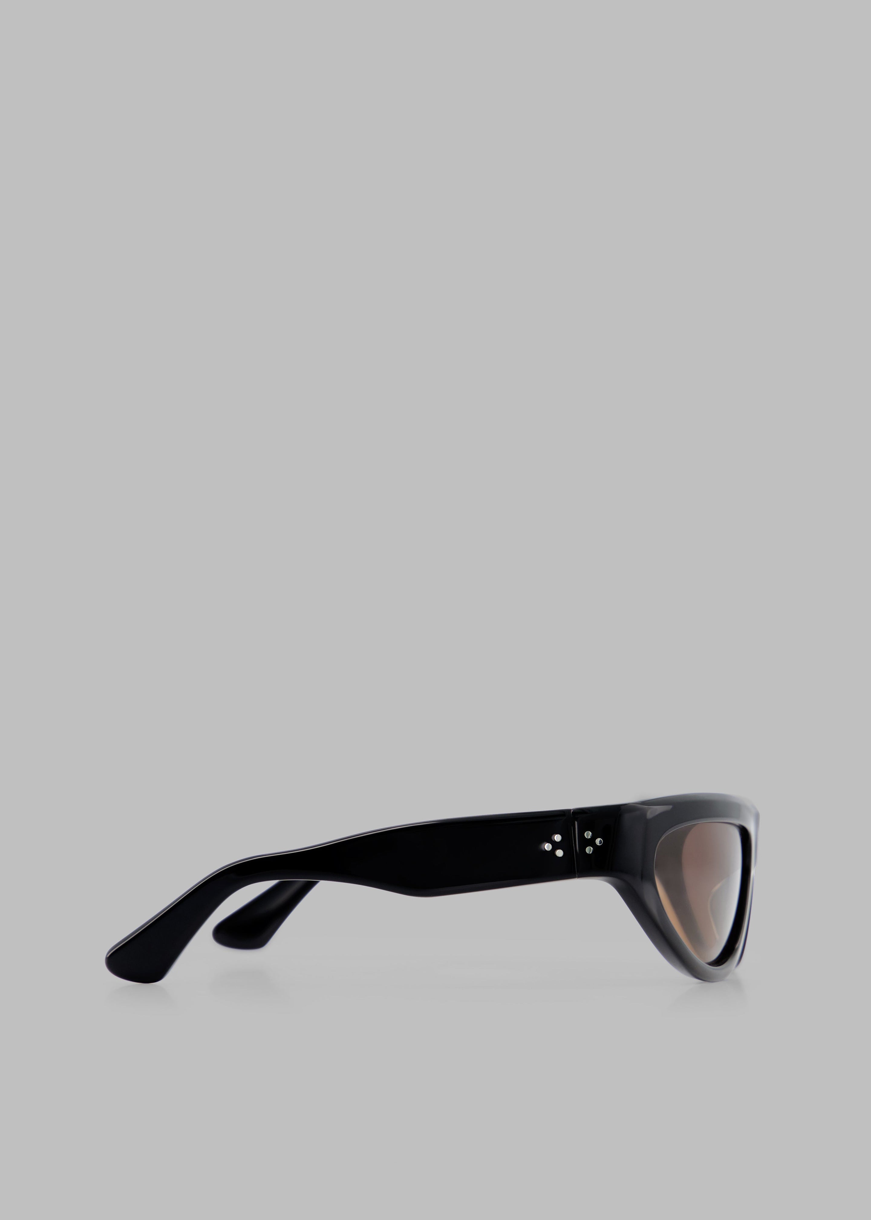 Port Tanger Malick Sunglasses - Black Acetate/Tobacco Lens - 5