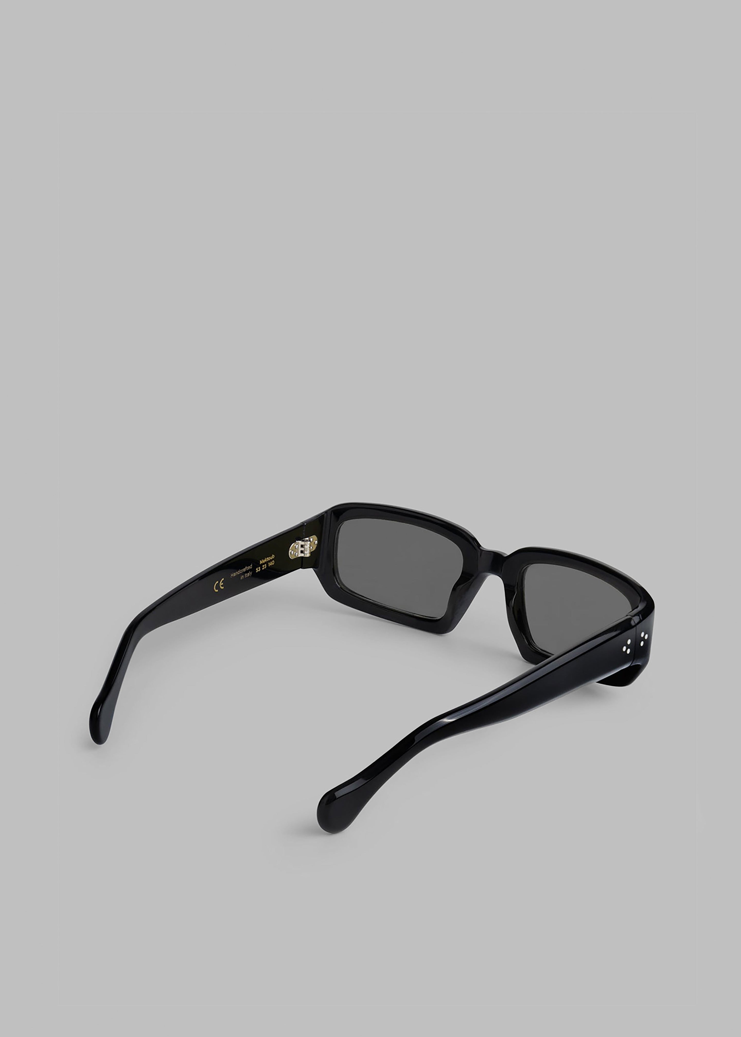 Port Tanger Mektoub Sunglasses - Black Acetate/Black Lens - 10