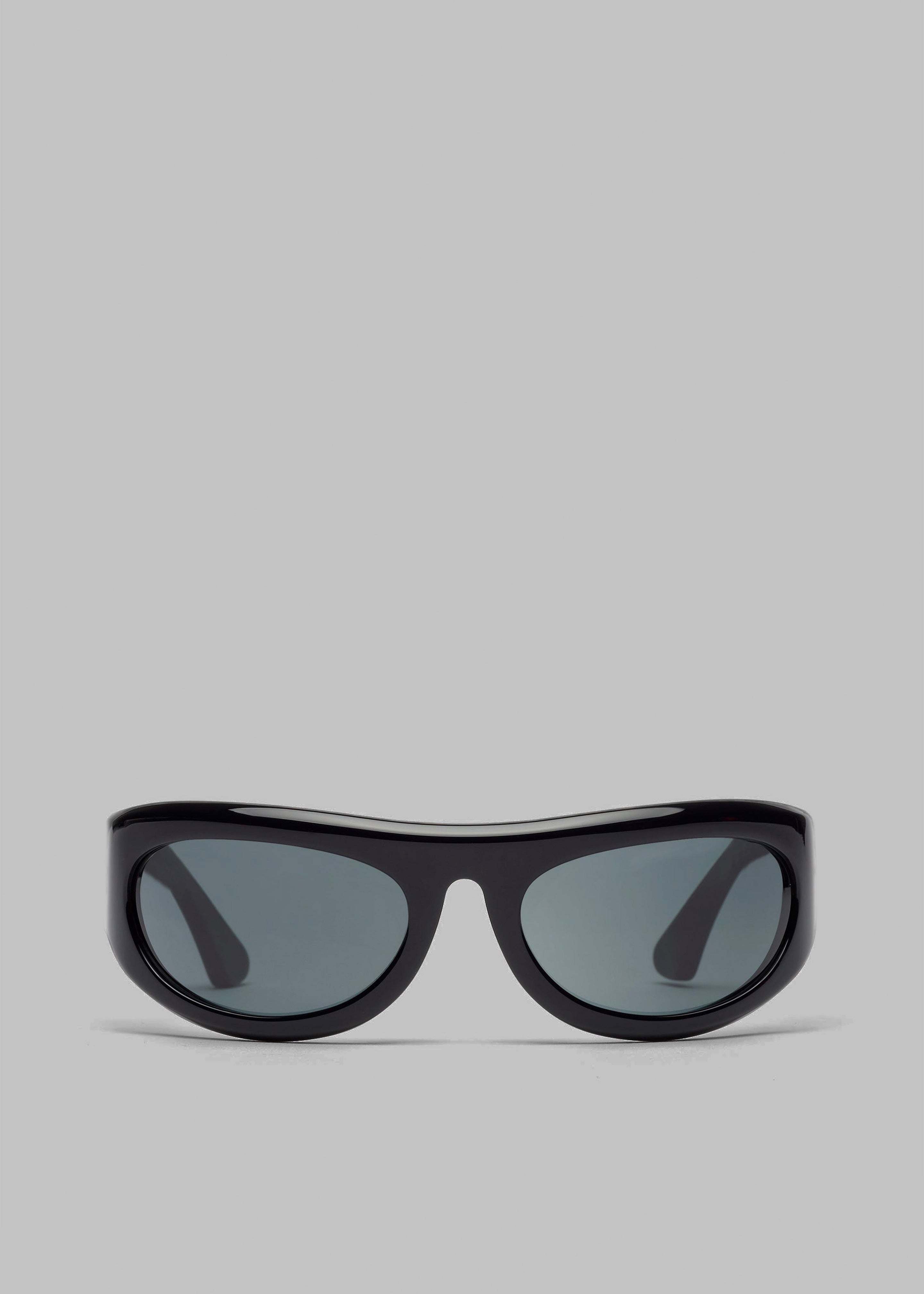 Port Tanger Safaa Sunglasses - Black Acetate/Black Lens - 1 - [gender-male]