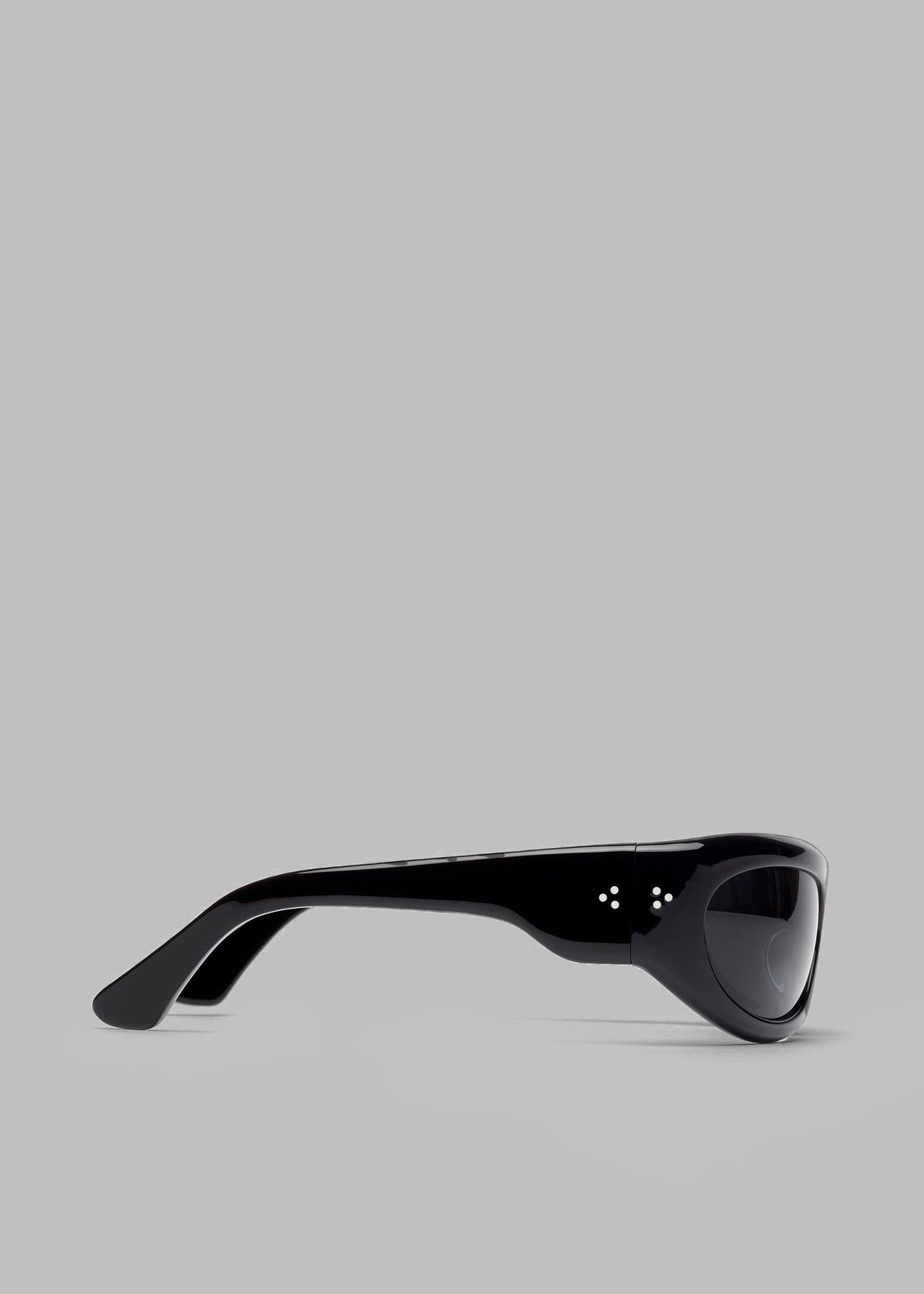 Port Tanger Safaa Sunglasses - Black Acetate/Black Lens - 1