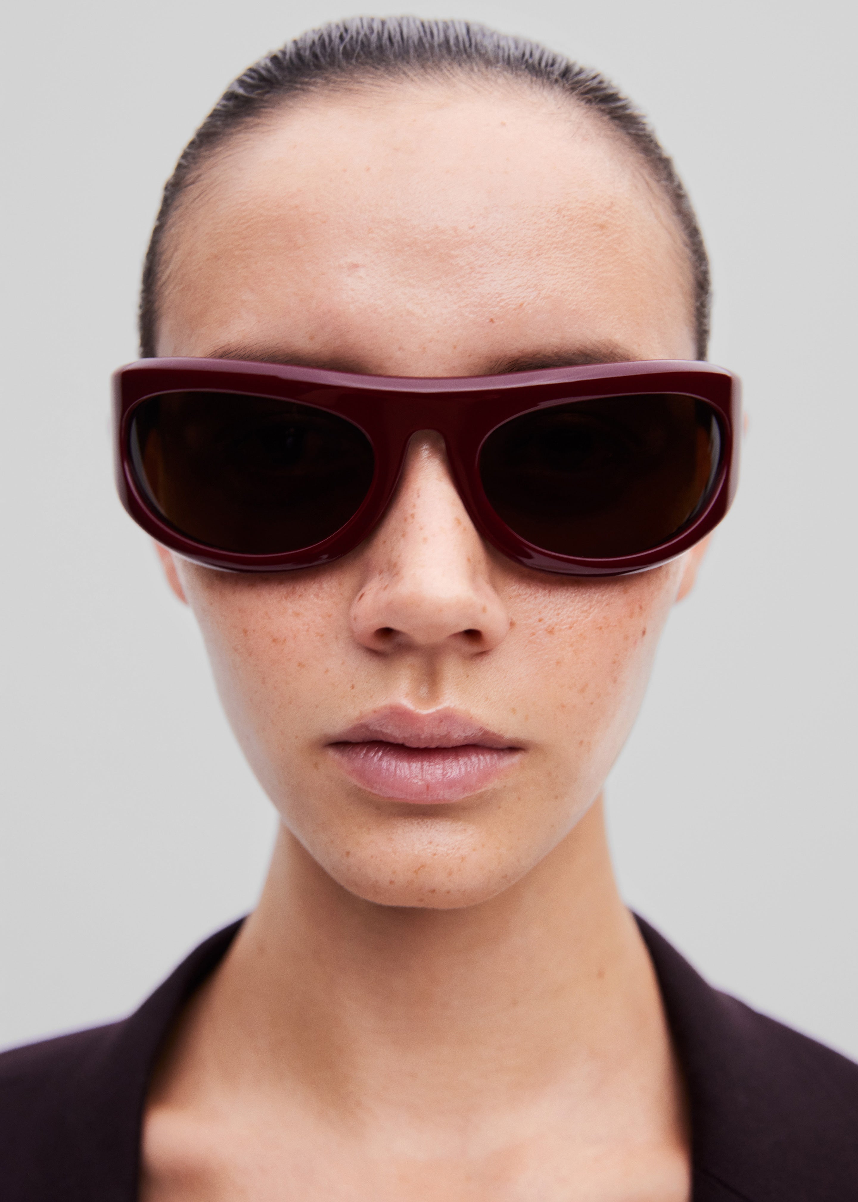 Burgundy sunglasses best sale