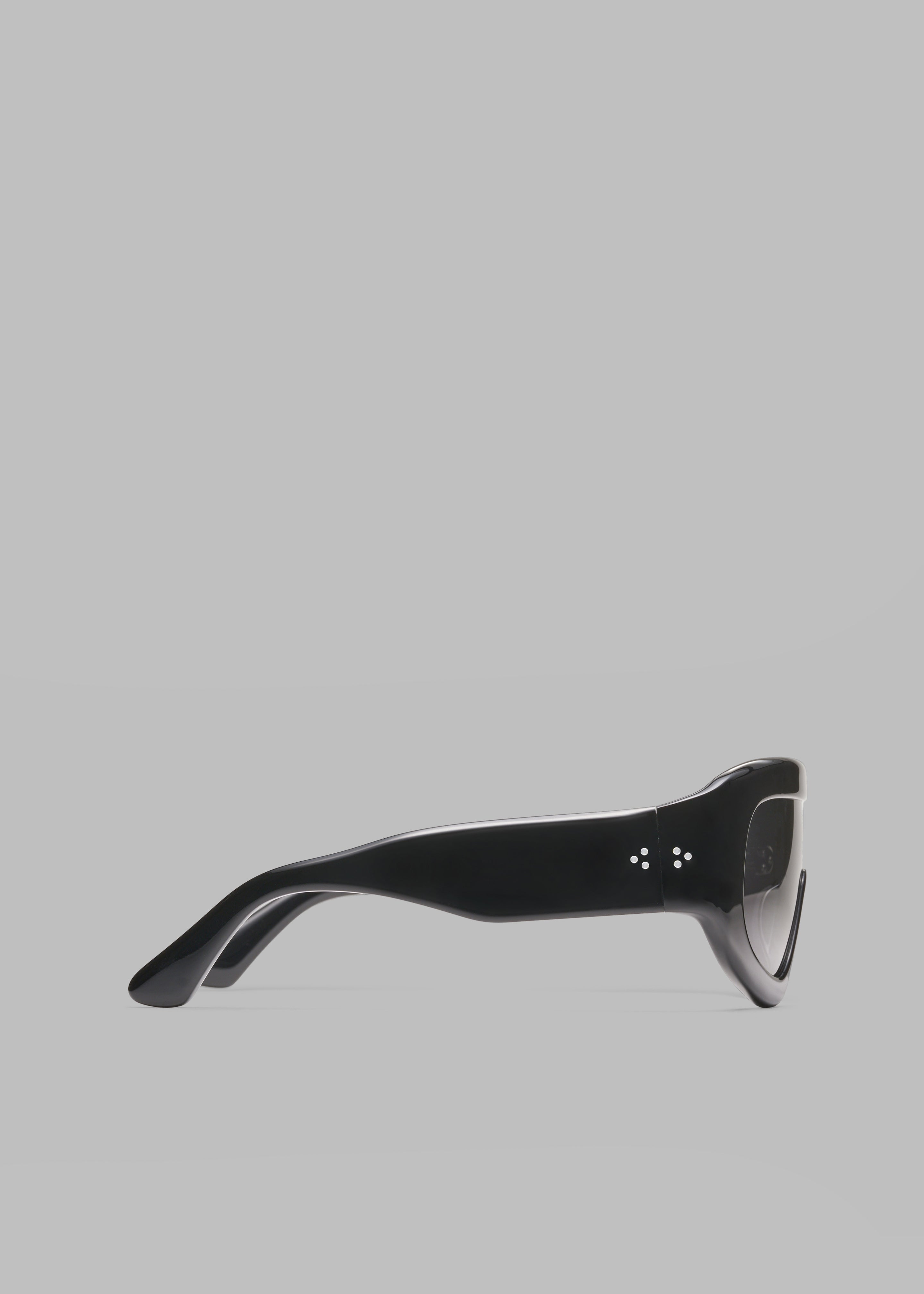 Port Tanger Saraa Sunglasses - Black Acetate/Black Lens - 6