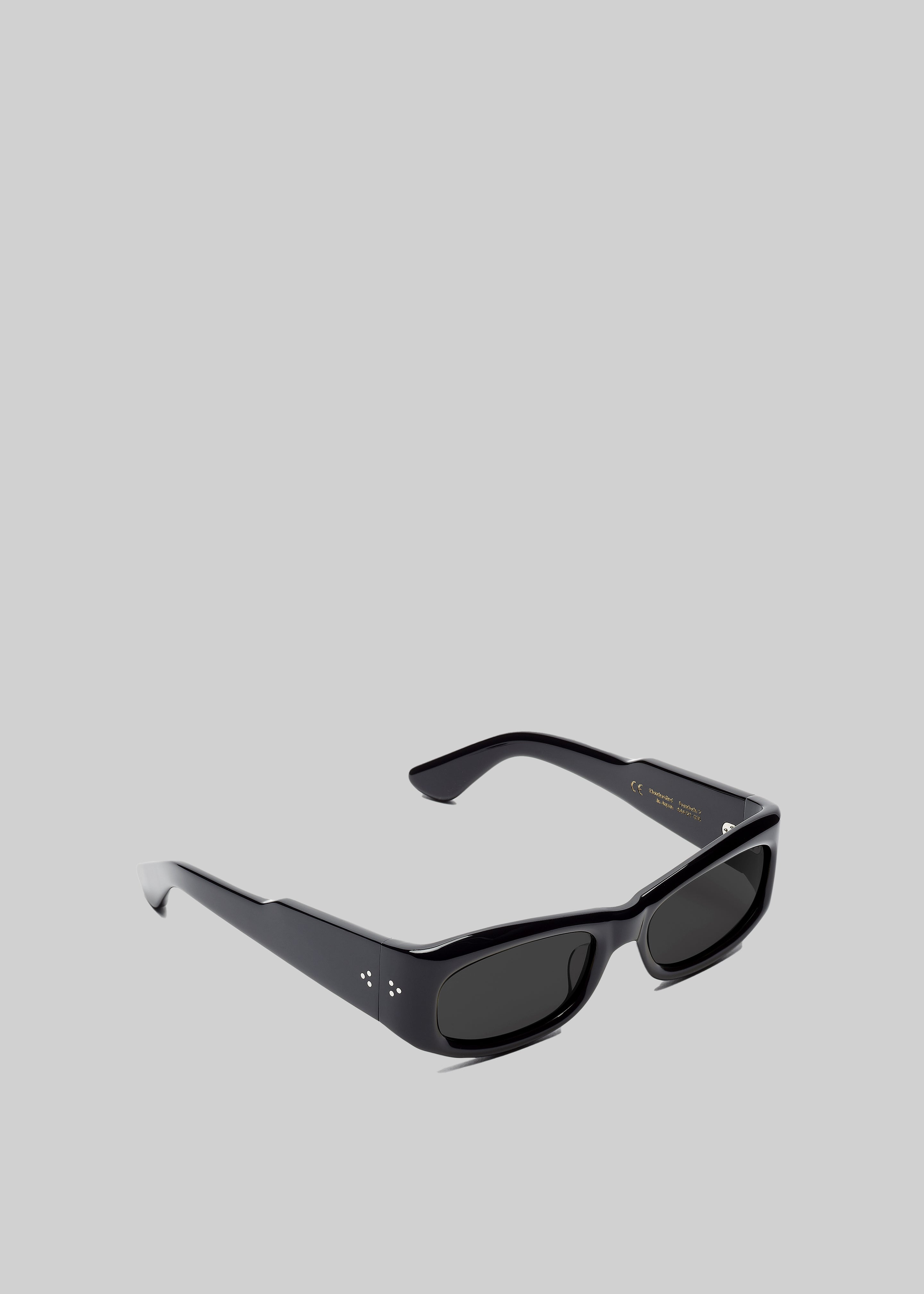 Port Tanger Saudade II Sunglasses - Black Acetate/Black Lens - 4