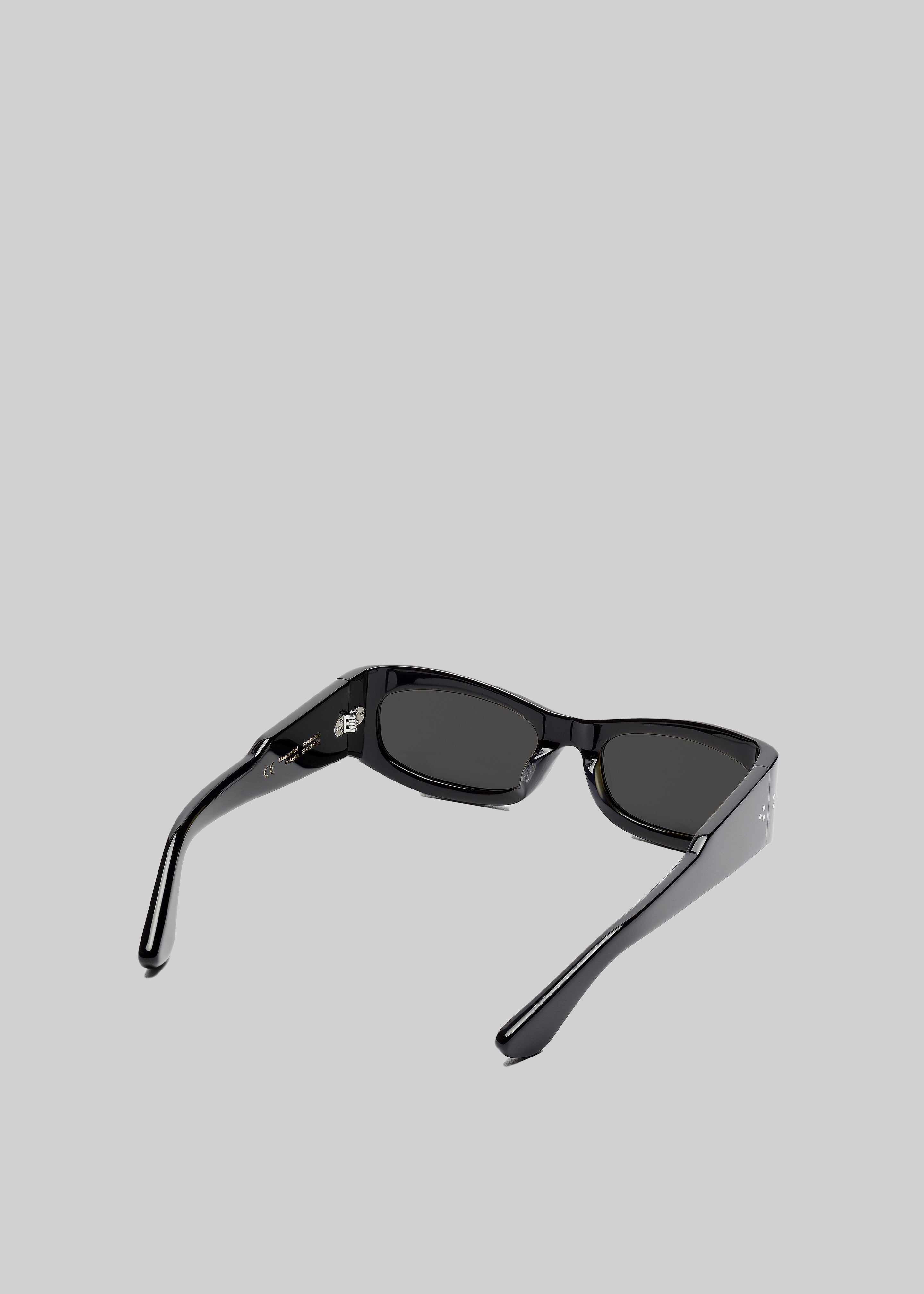 Port Tanger Saudade II Sunglasses - Black Acetate/Black Lens - 9